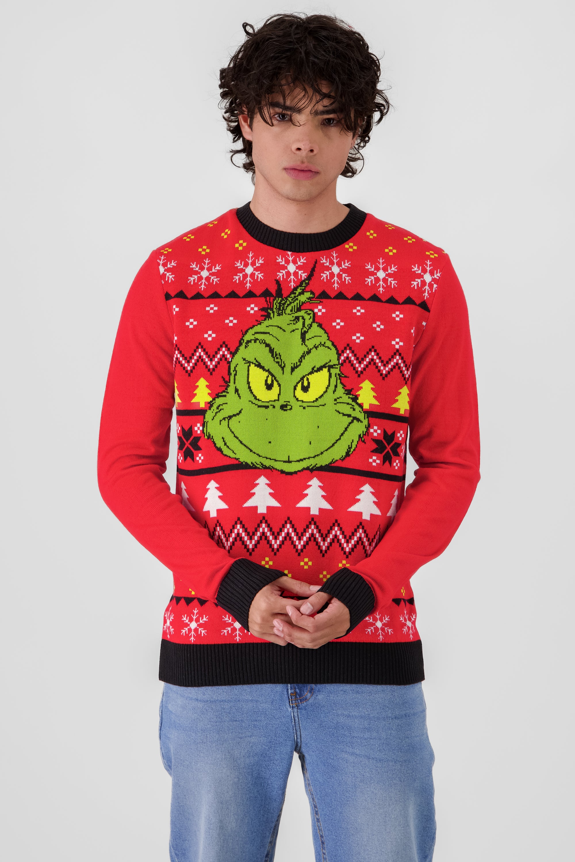 Suéter navideño Grinch ROJO