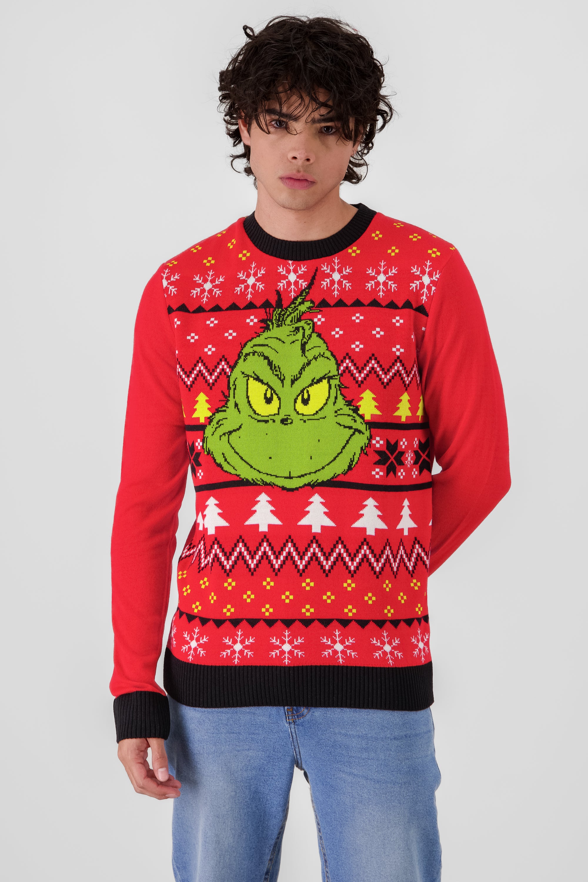 Suéter navideño Grinch ROJO