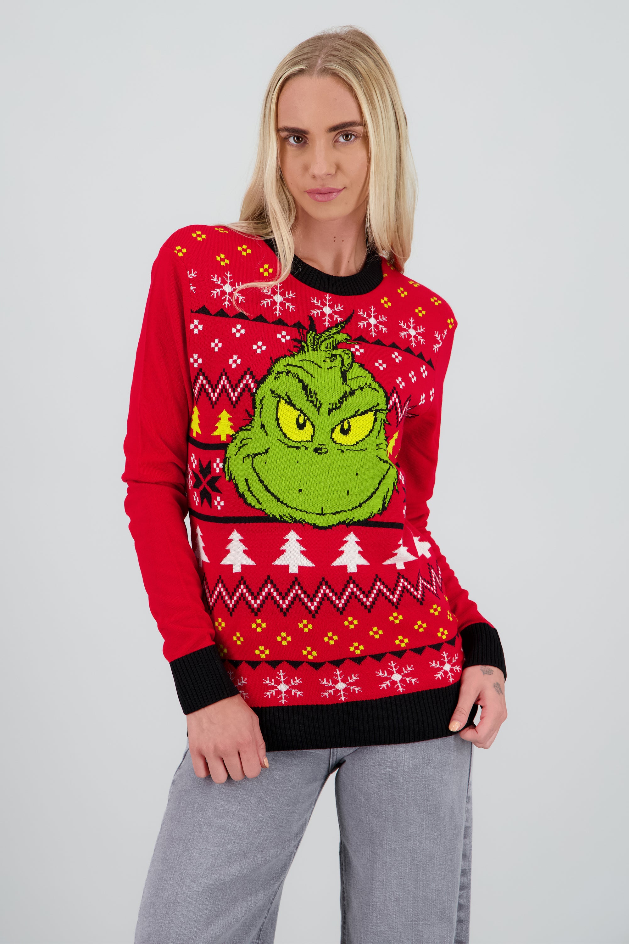 Suéter navideño Grinch ROJO
