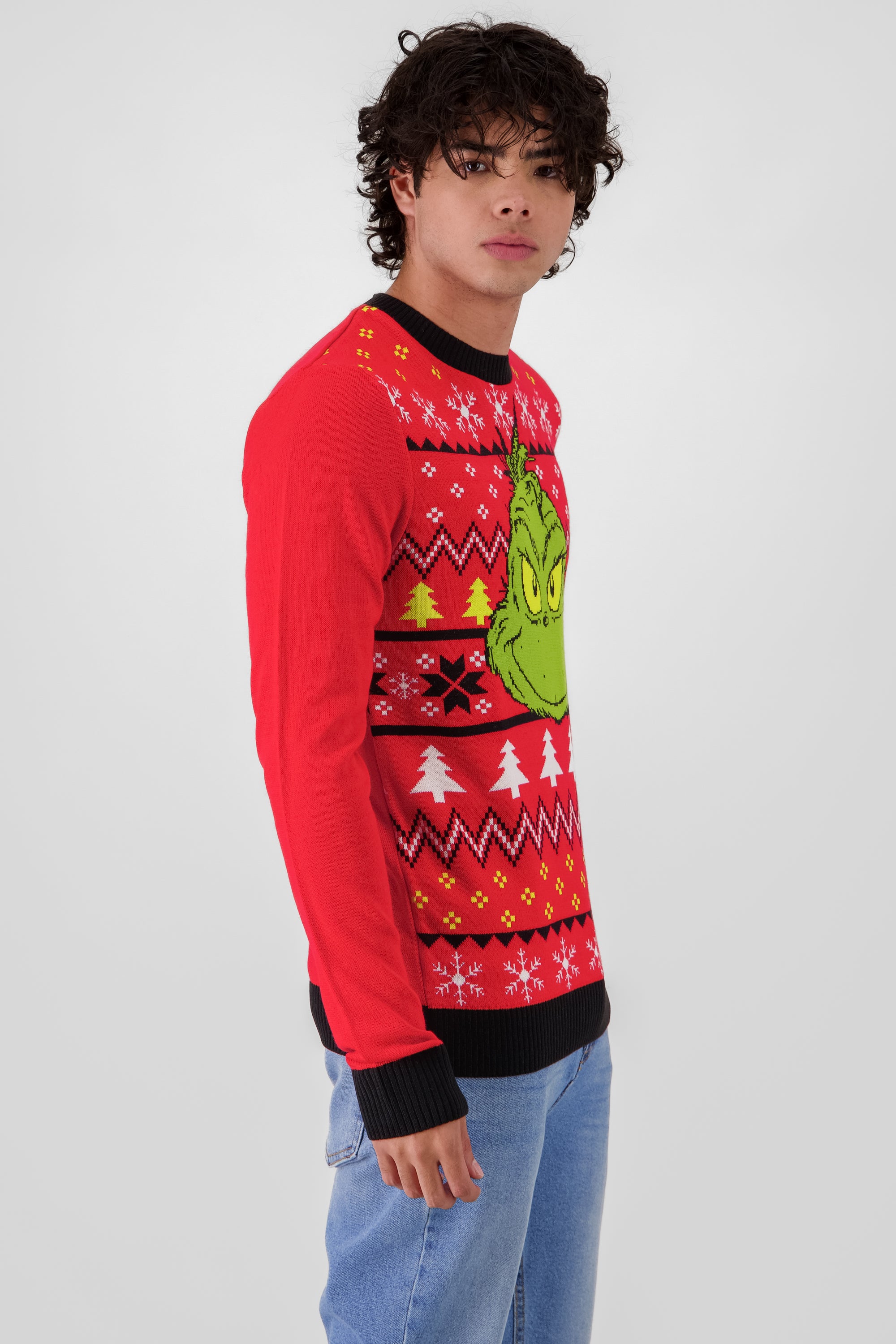 Suéter navideño Grinch ROJO