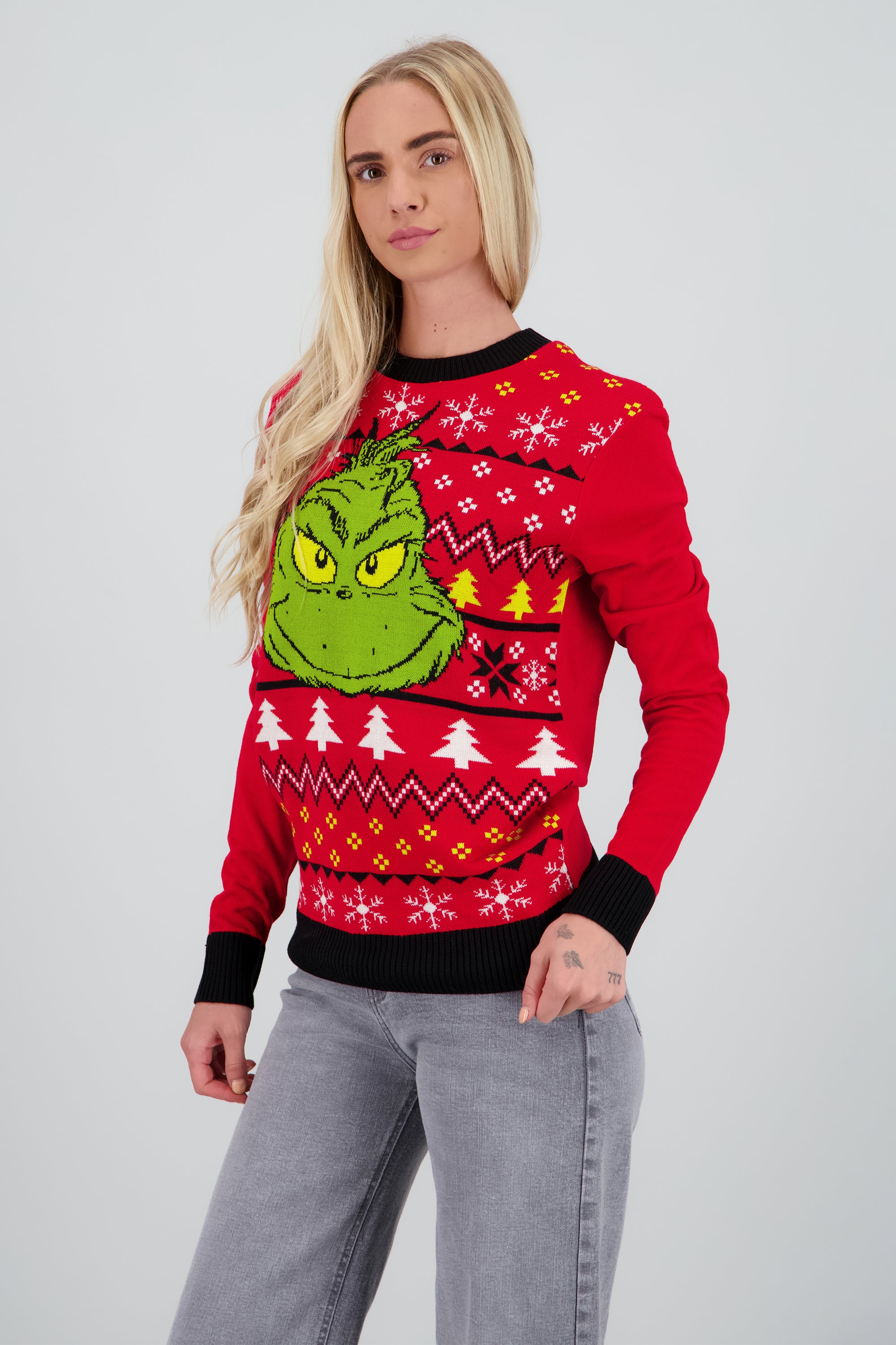 Suéter navideño Grinch ROJO