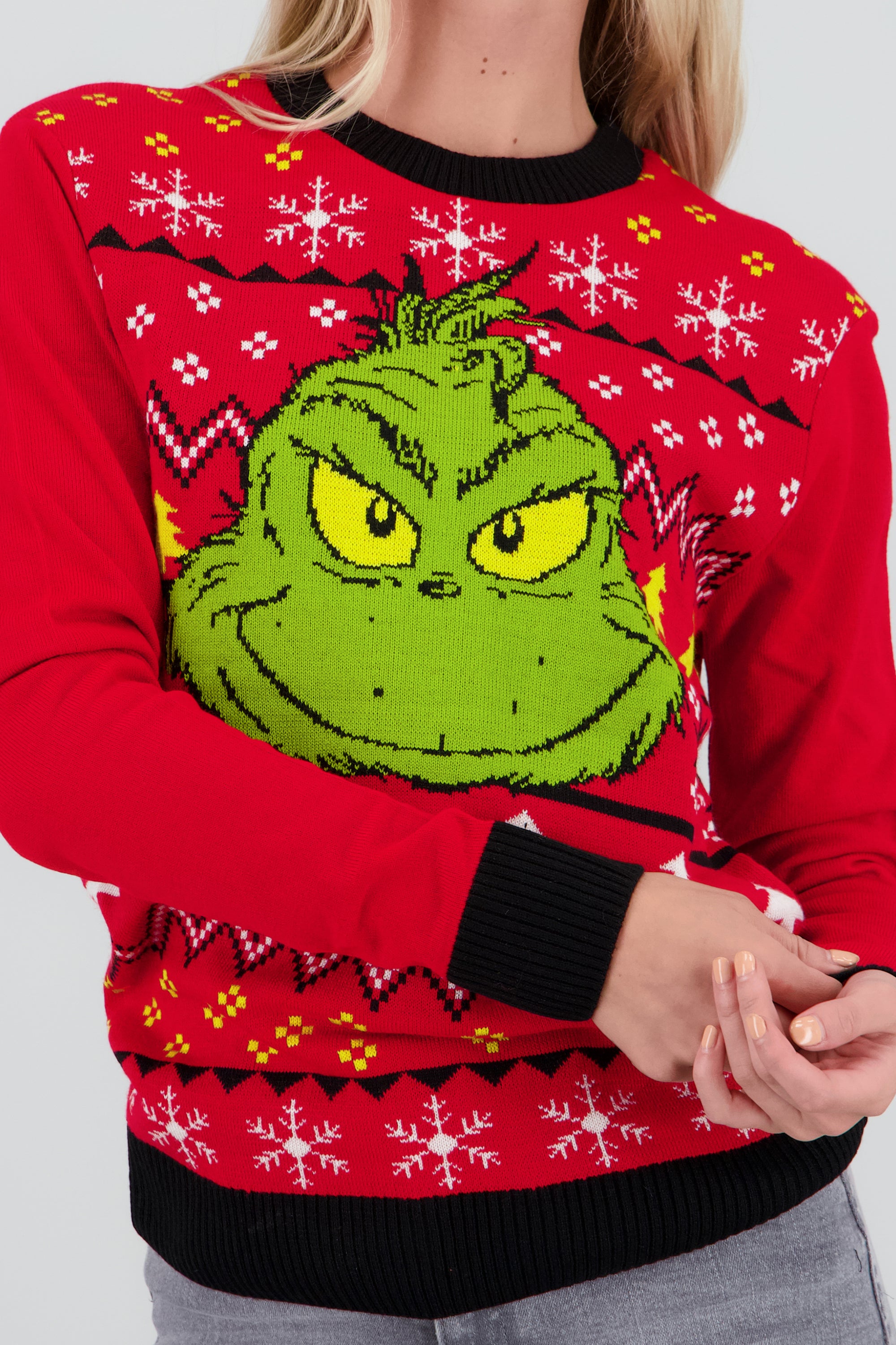 Suéter navideño Grinch ROJO