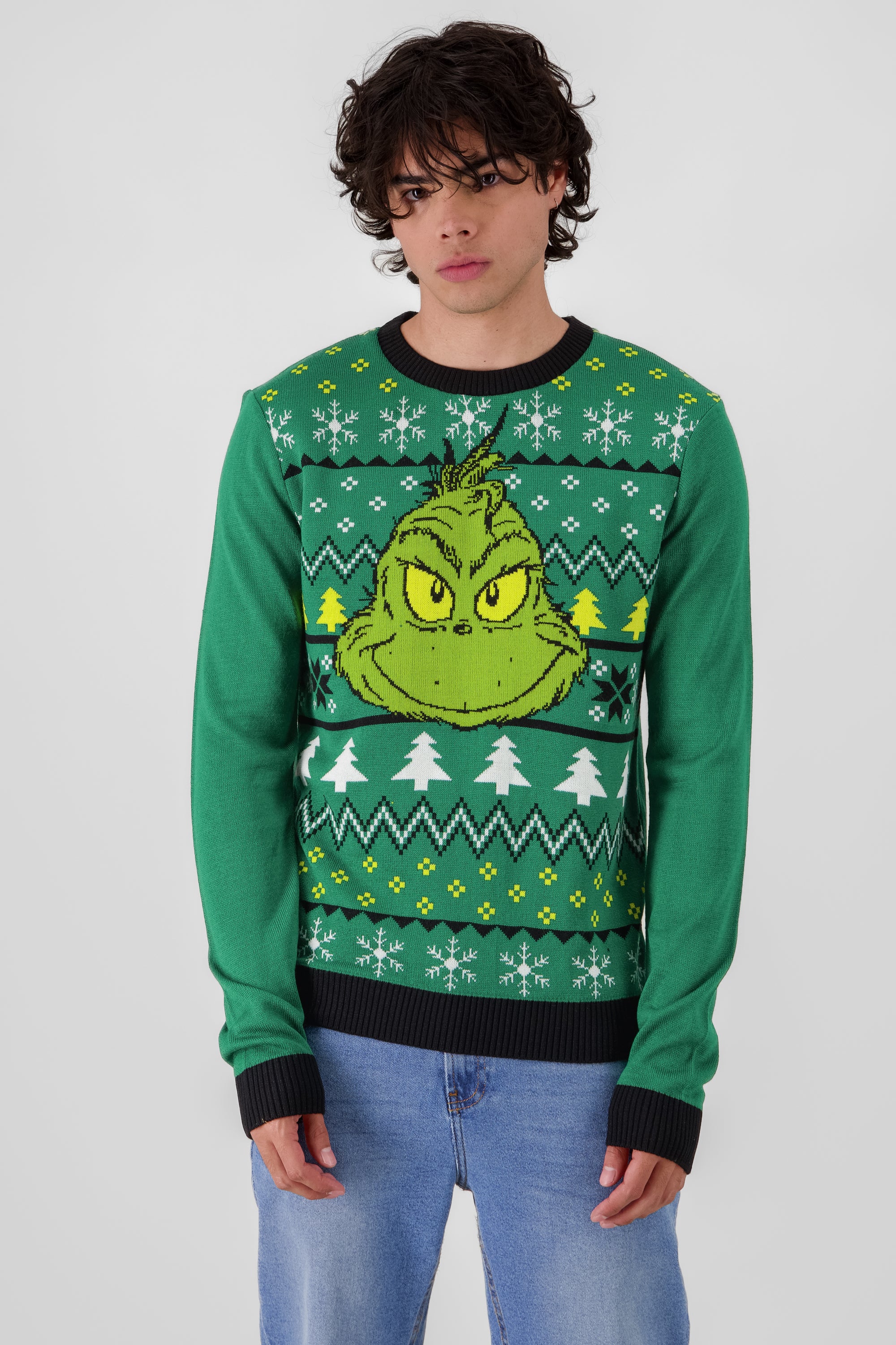 Suéter navideño Grinch VERDE