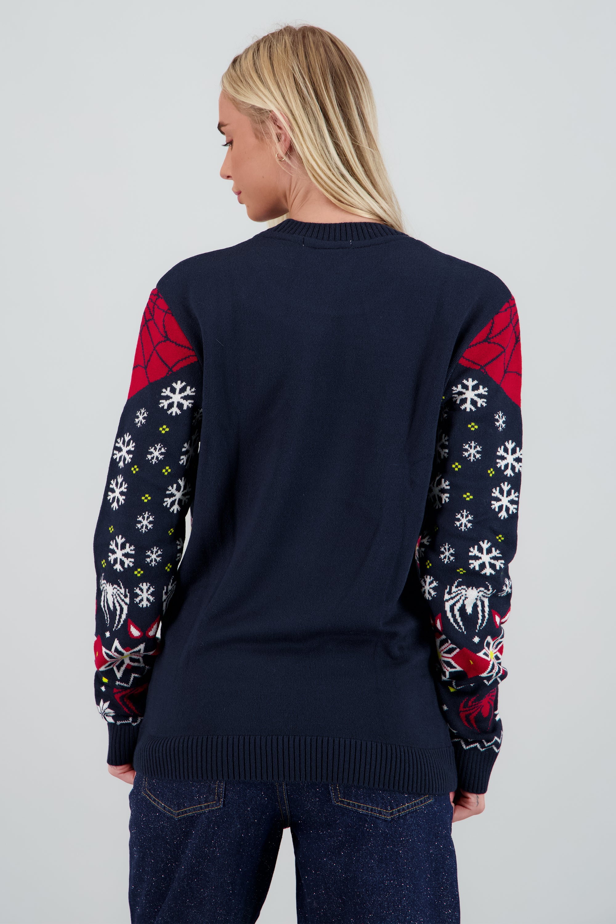 Suéter navideño unisex Spiderman MARINO COMBO