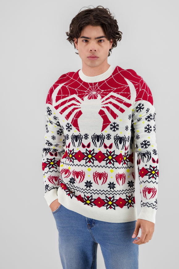 Suéter navideño Spiderman