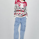 Suéter navideño unisex Spiderman