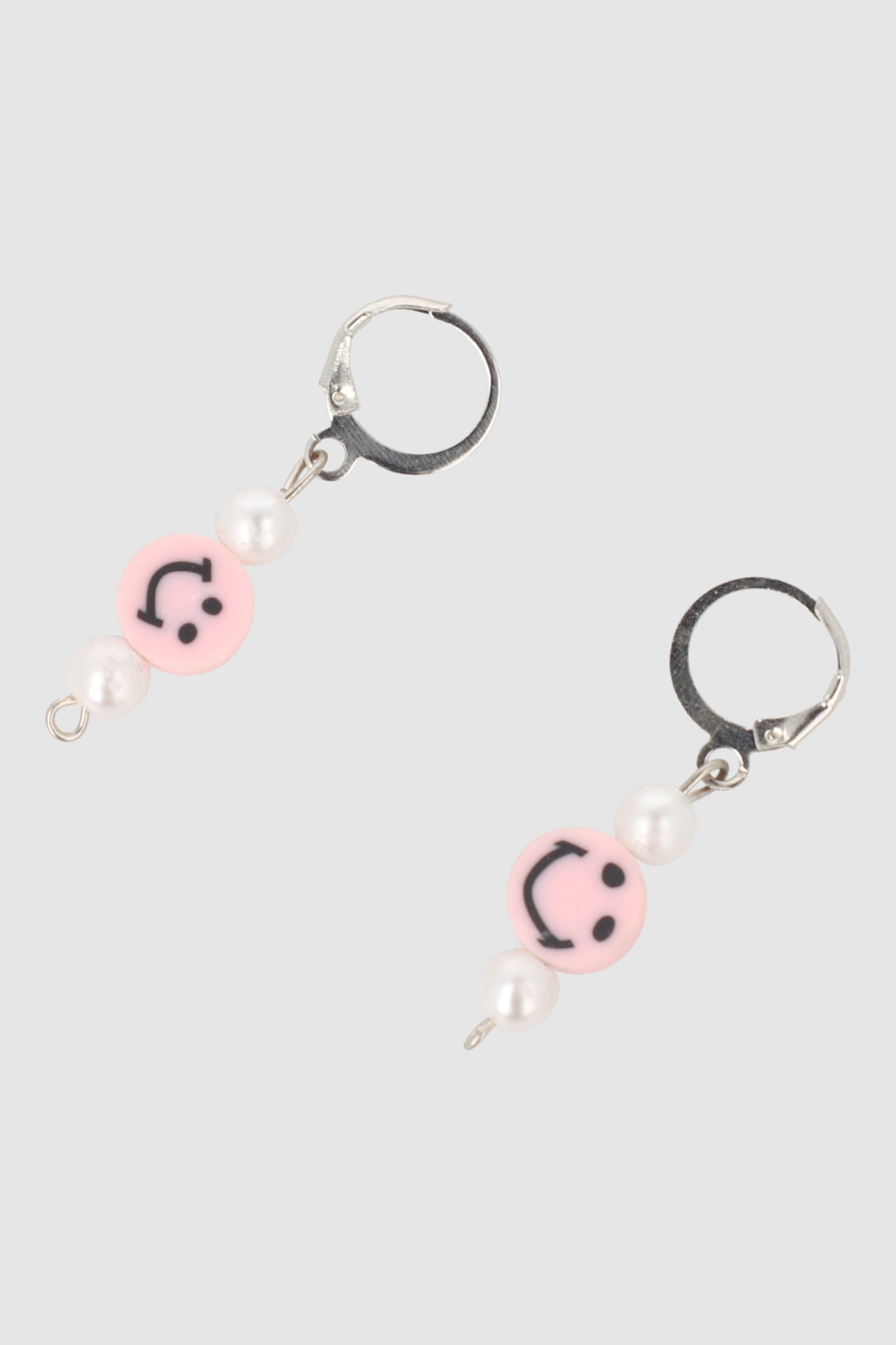 2 Pr Arracadas Color Happy Face MULTICOLOR