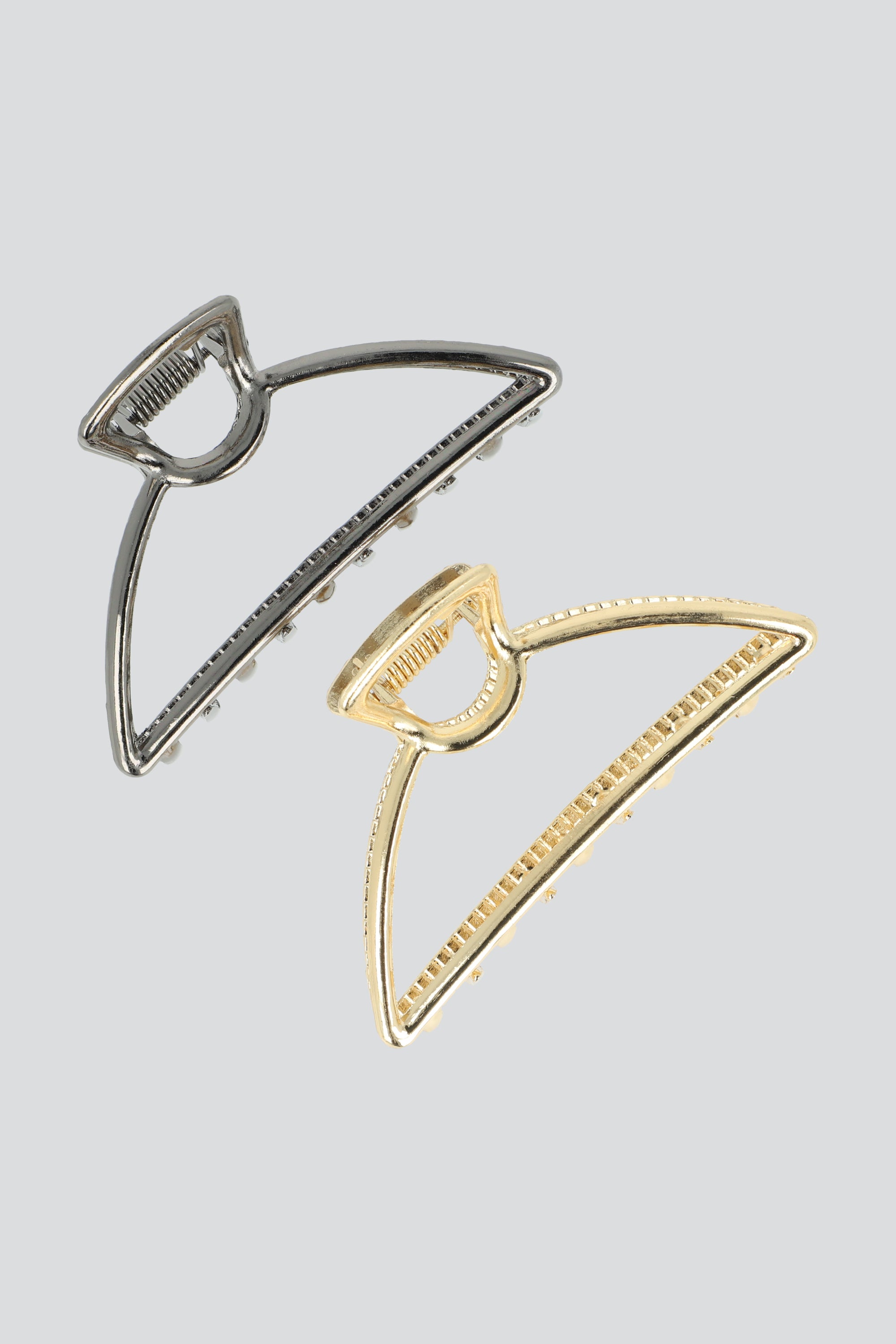 Set 2 Piezas Pinzas Triangulares Metal