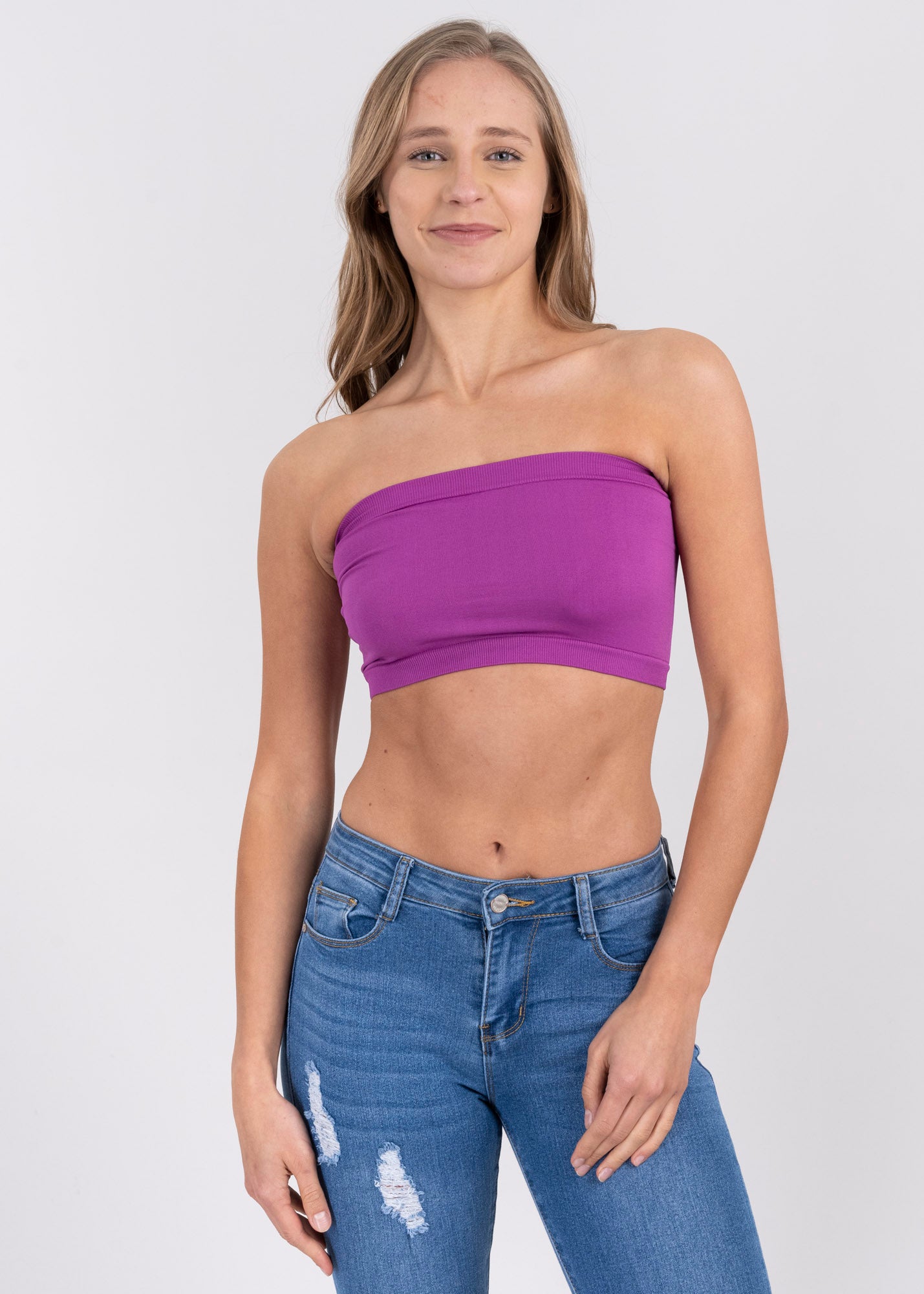 Top tubo liso BUGAMBILIA