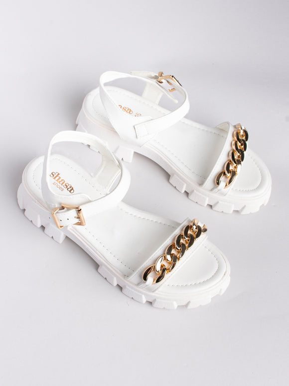 Sandalia chunky cadena