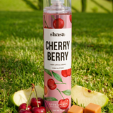 Body splash glitter cherry berry