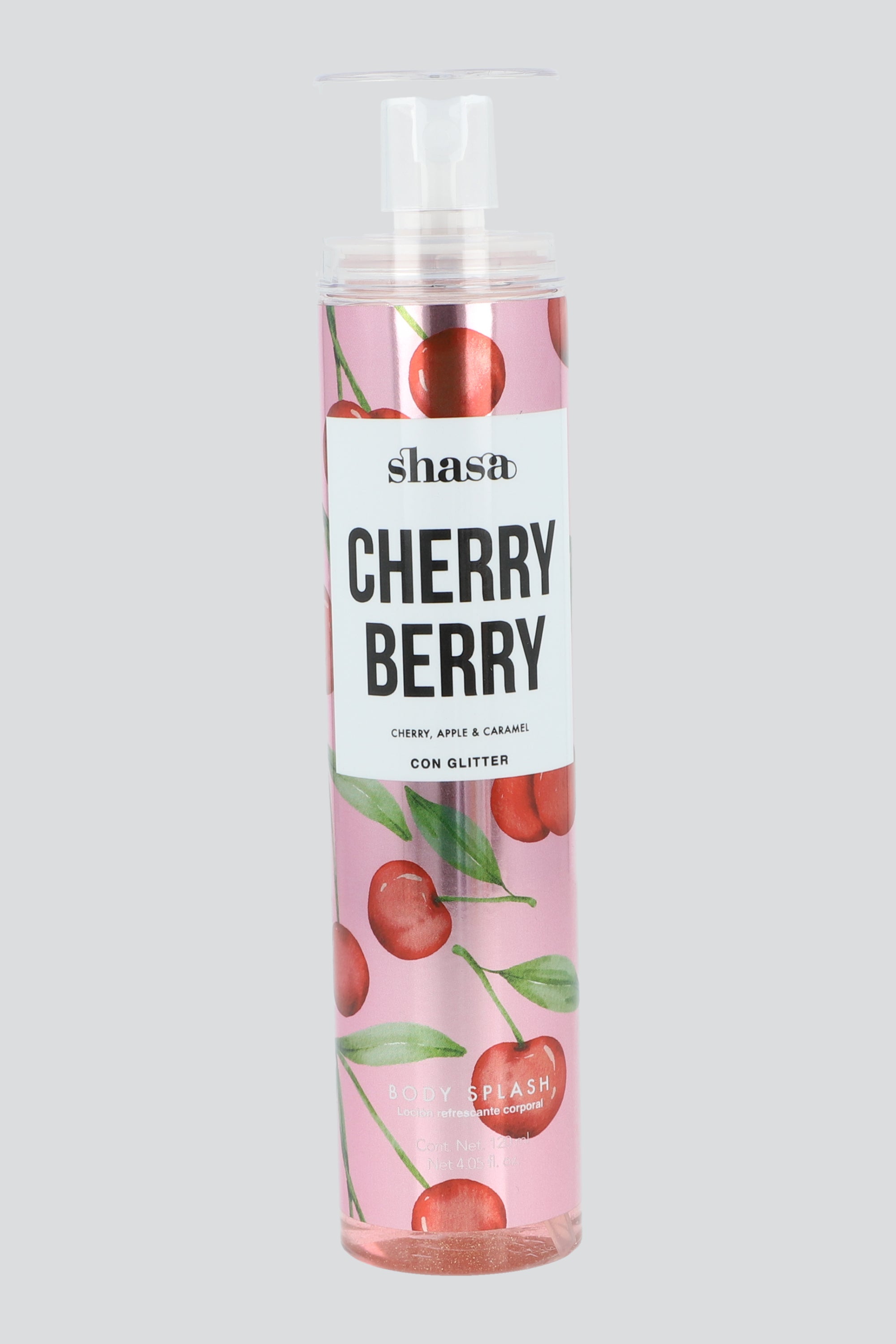 Body Splash Glitter Cherry Berry 120 Ml ROJO