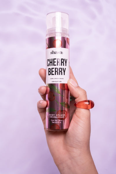 Body Splash Glitter Cherry Berry 120 Ml