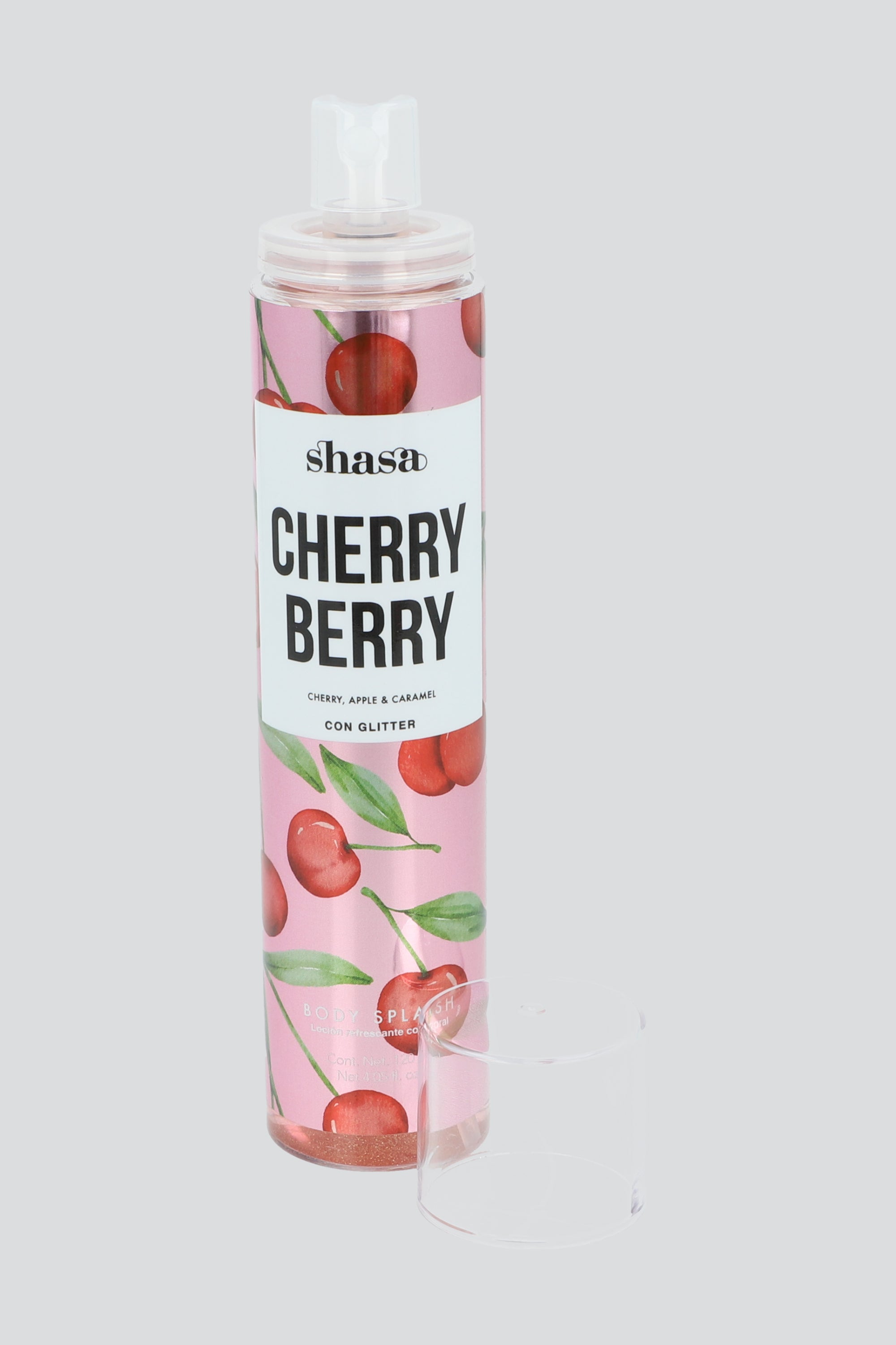 Body Splash Glitter Cherry Berry 120 Ml ROJO