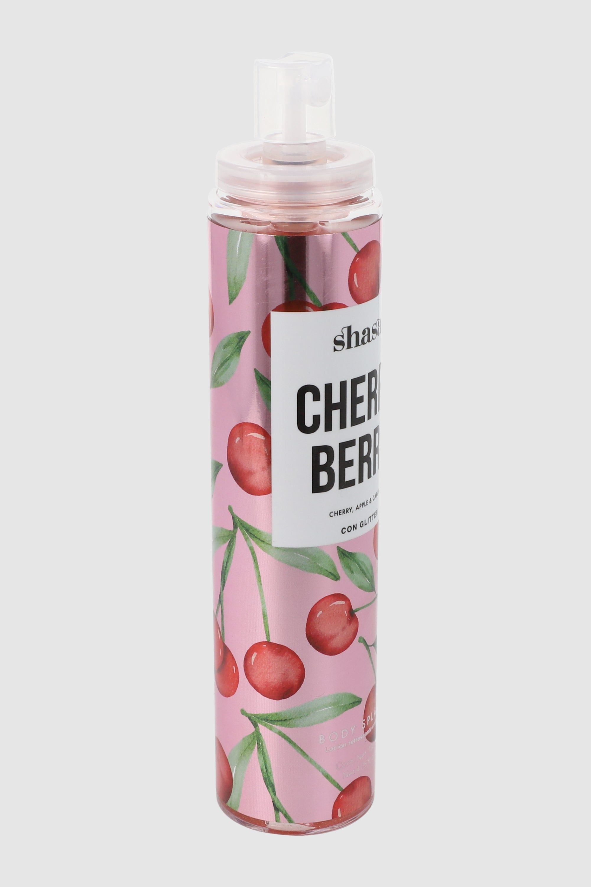 Body Splash Glitter Cherry Berry 120 Ml ROJO