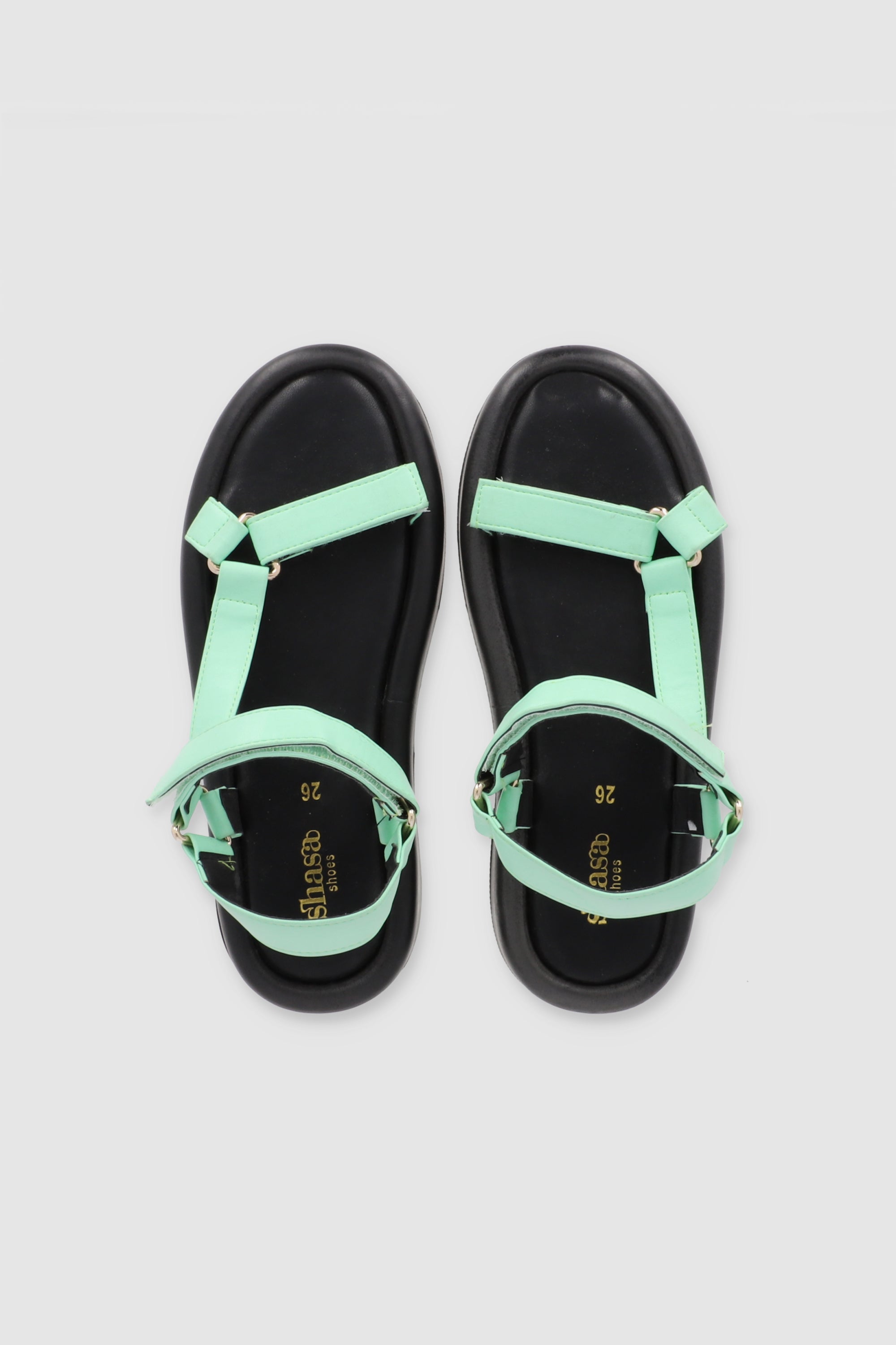 Sandalias Deportiva Correas Velcro MENTA