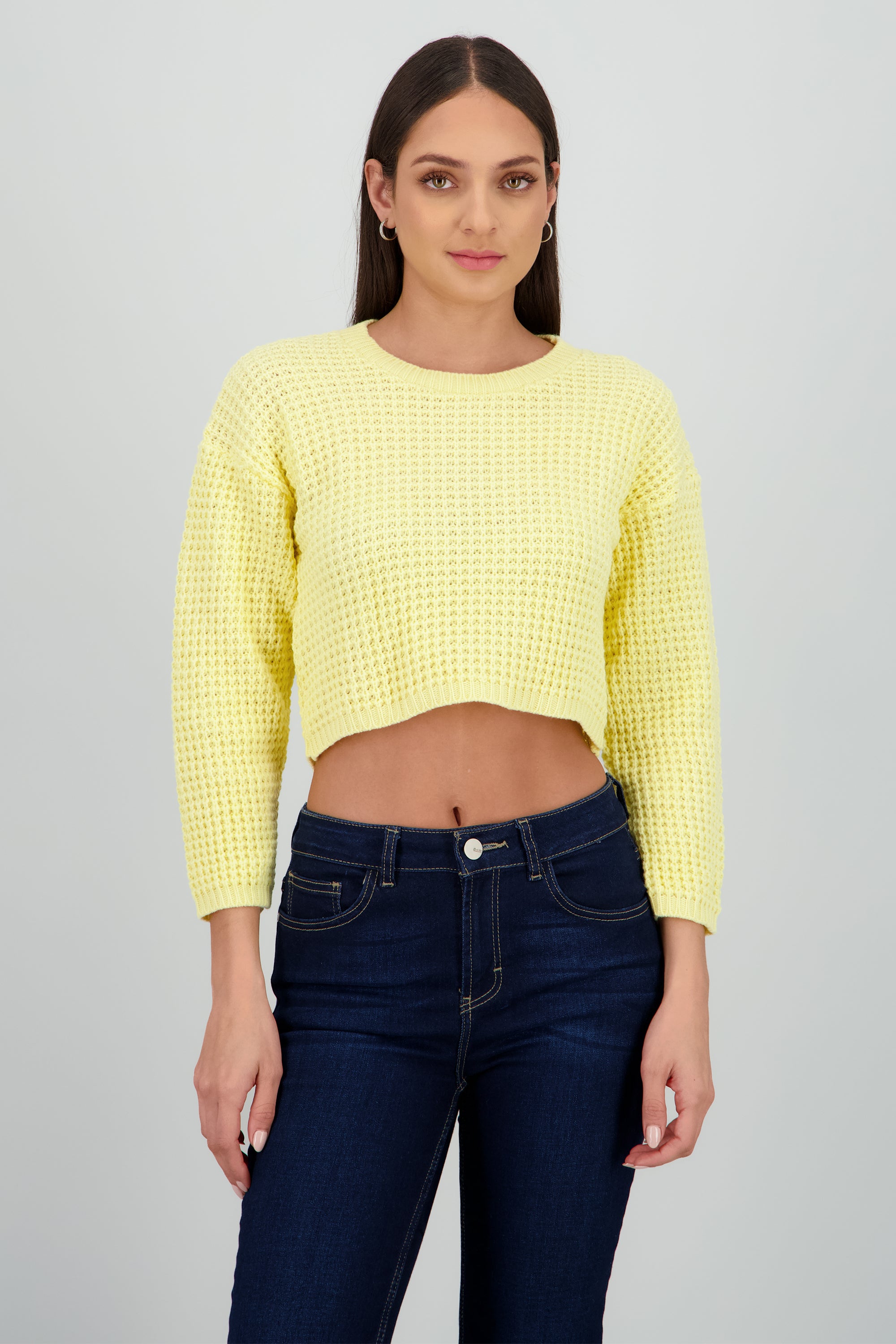Suéter Tejido Ancho AMARILLO PASTEL