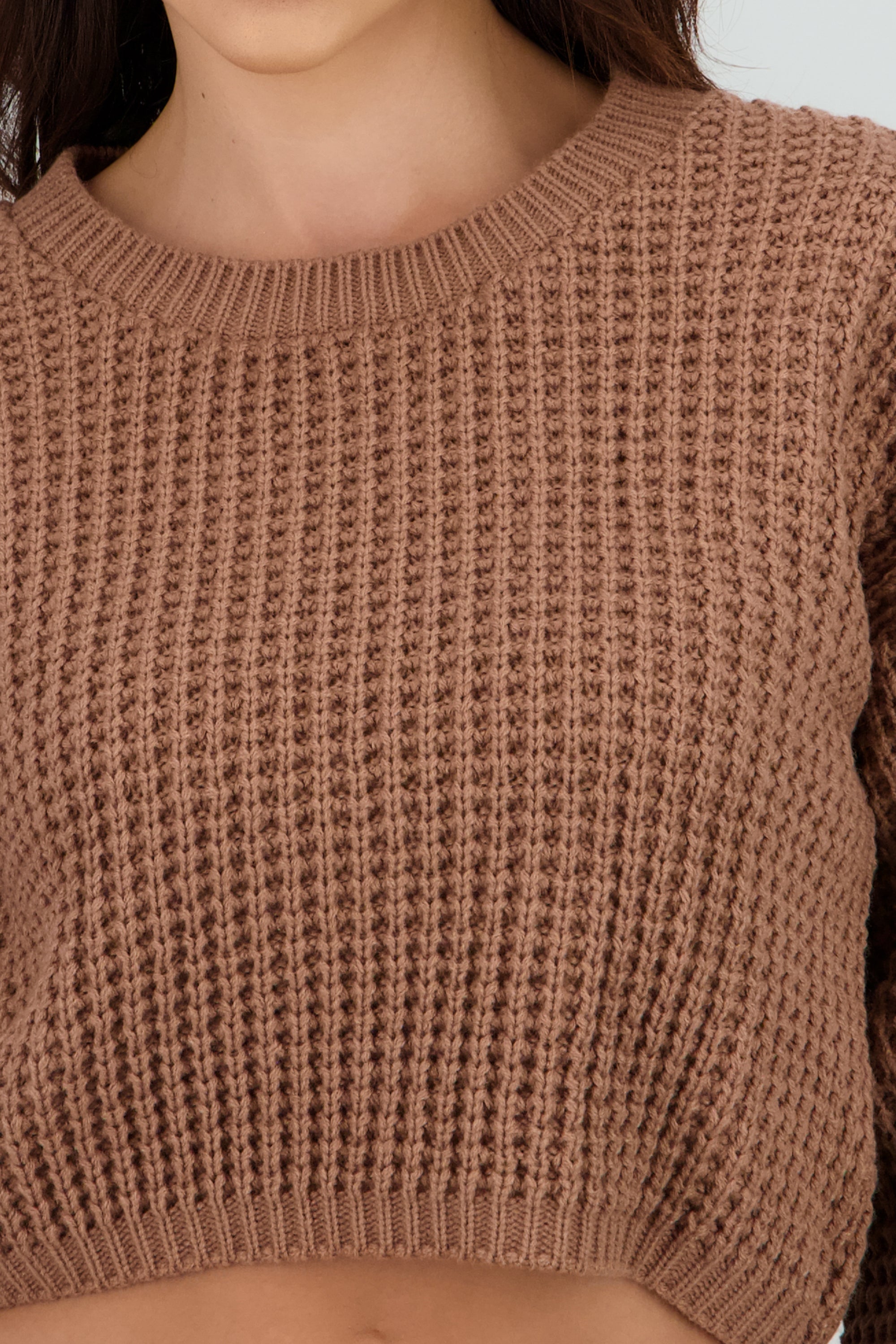 Suéter Tejido Ancho TAUPE