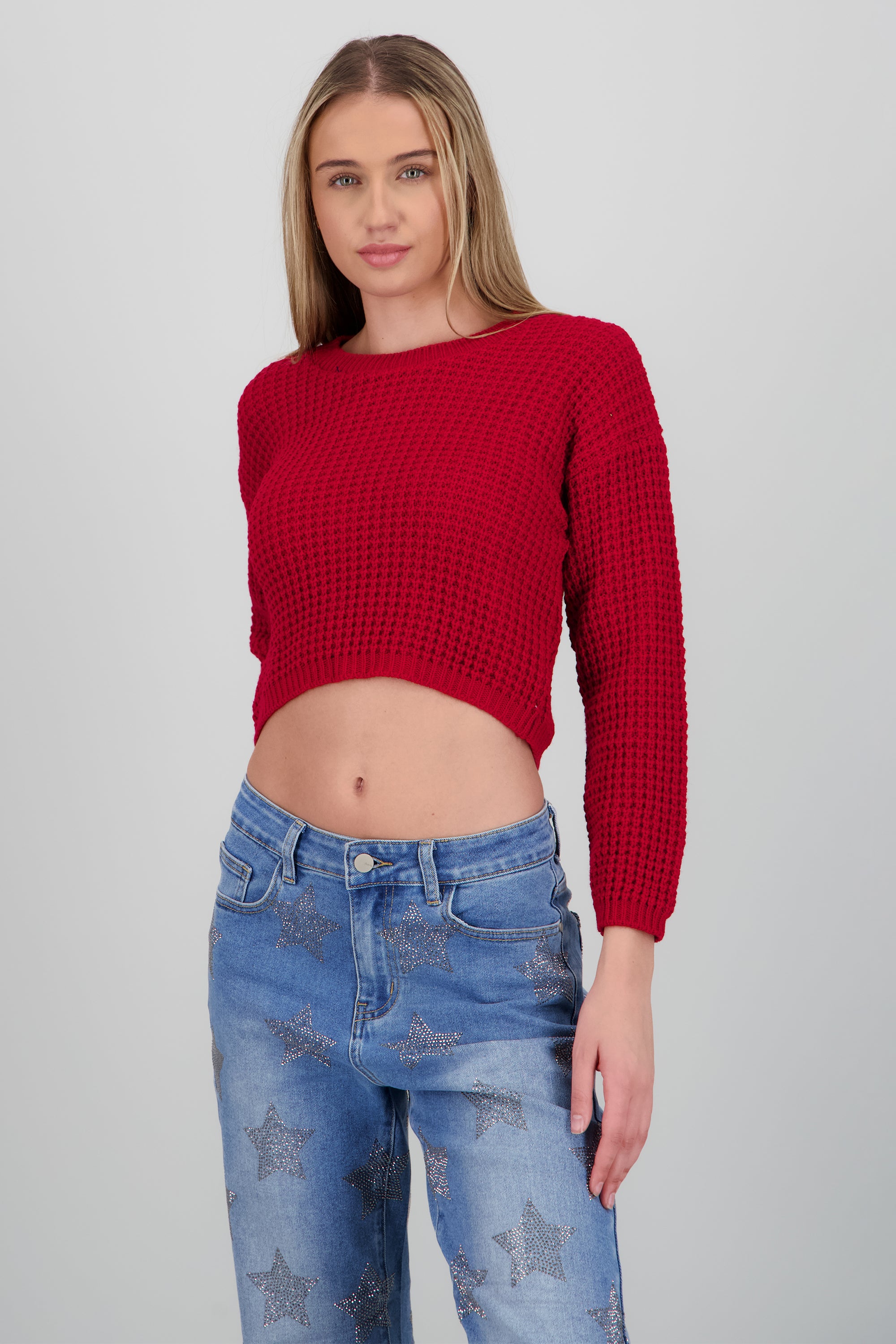 Suéter Tejido Ancho ROJO