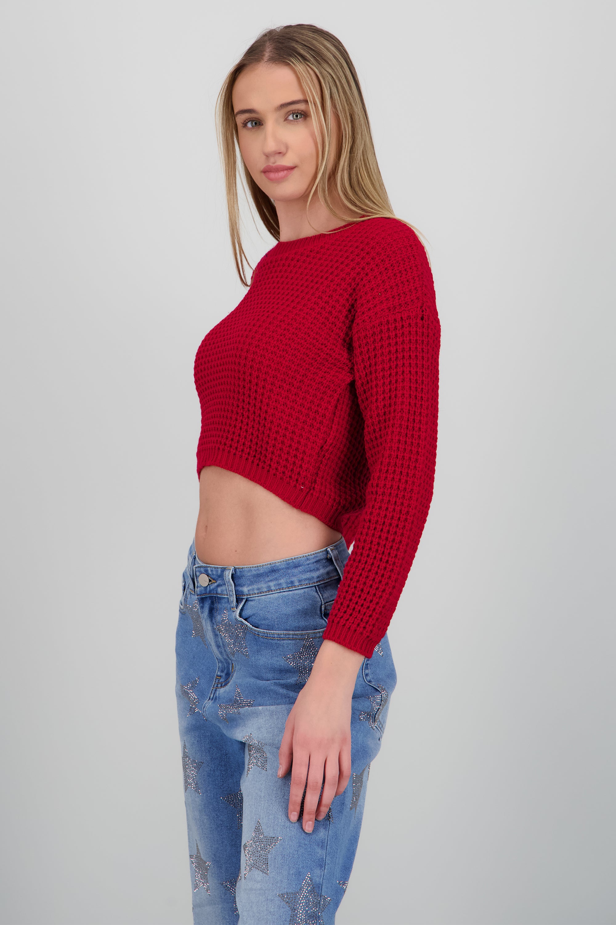 Suéter Tejido Ancho ROJO