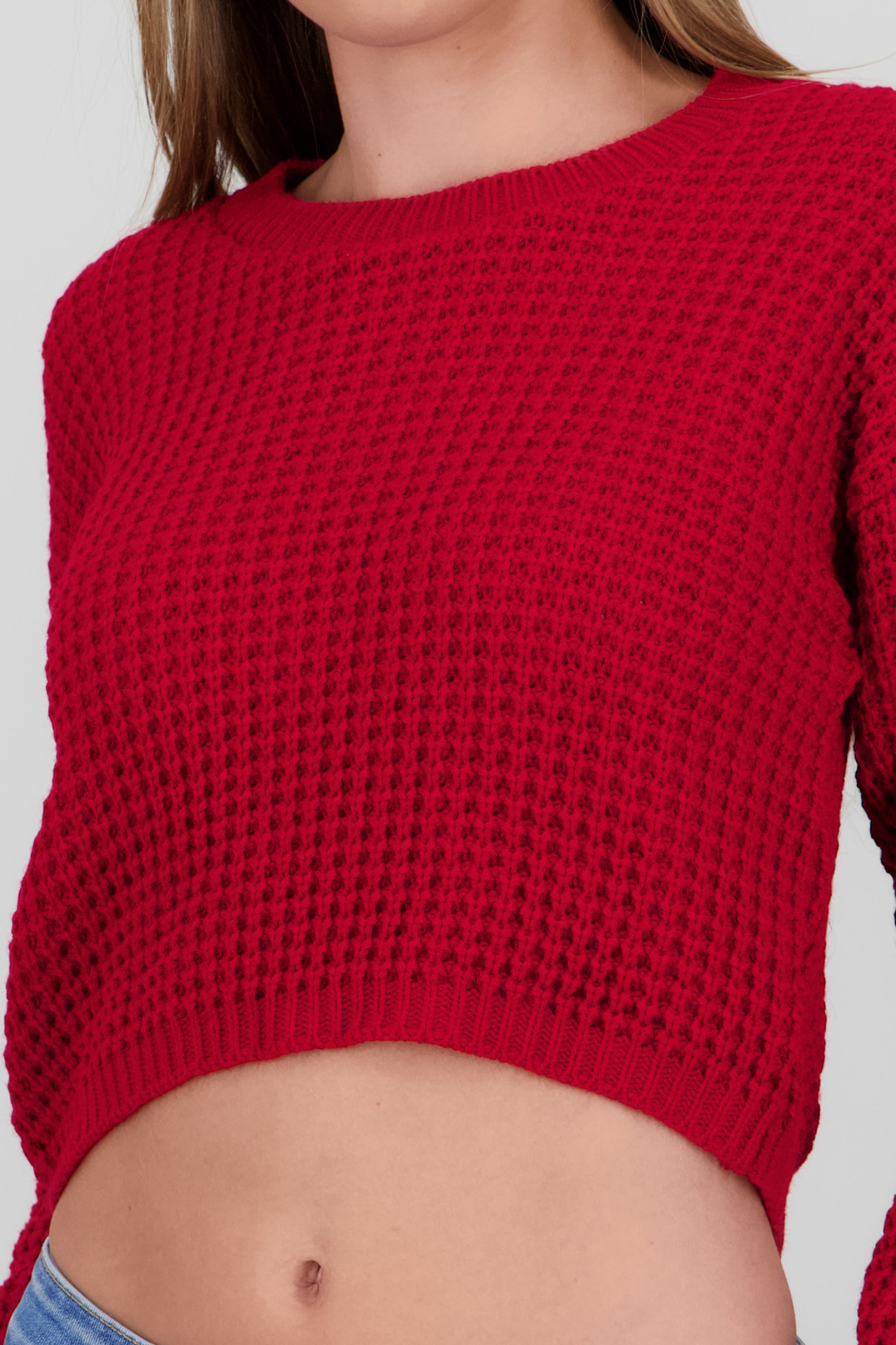 Suéter Tejido Ancho ROJO