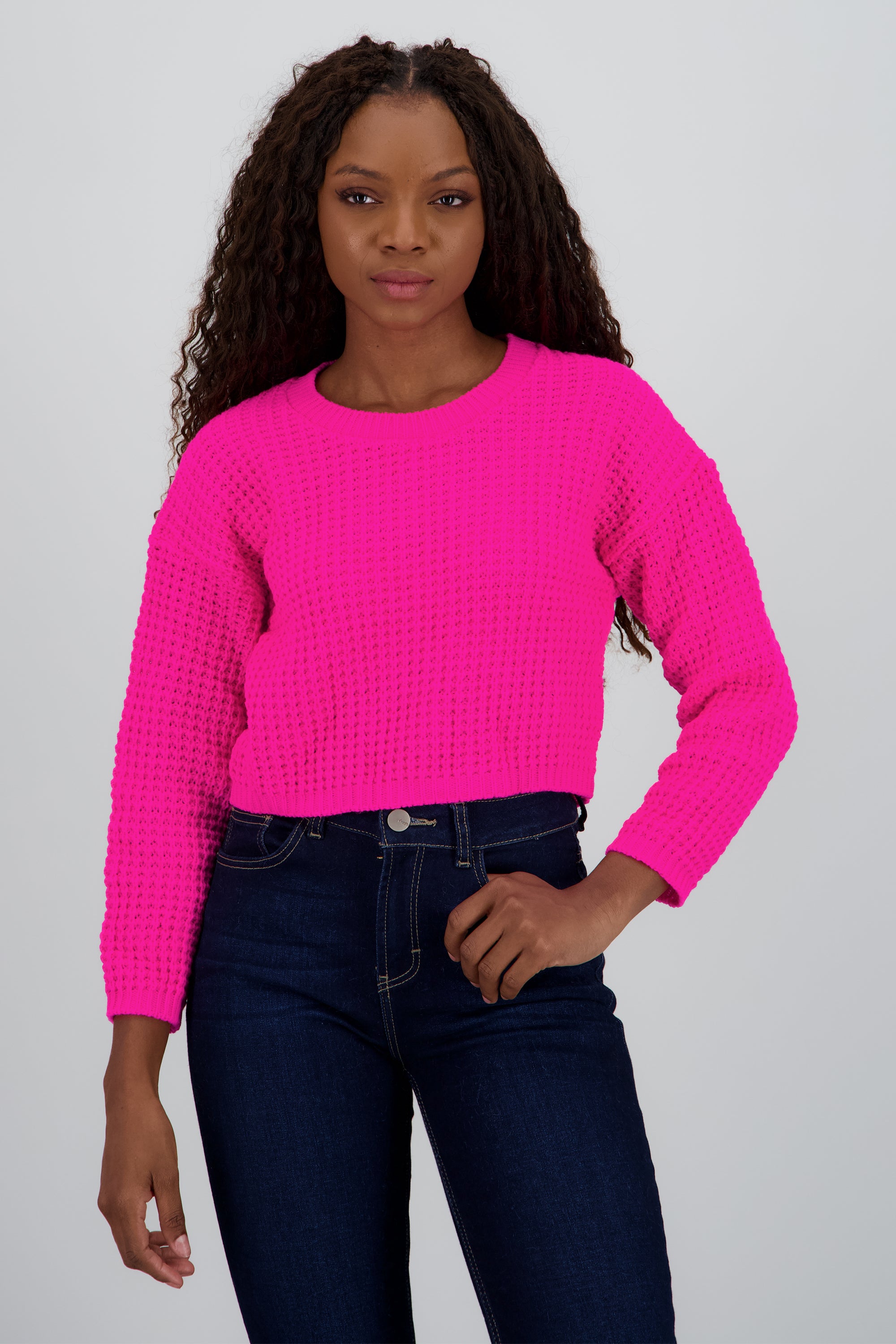 Suéter Tejido Ancho ROSA