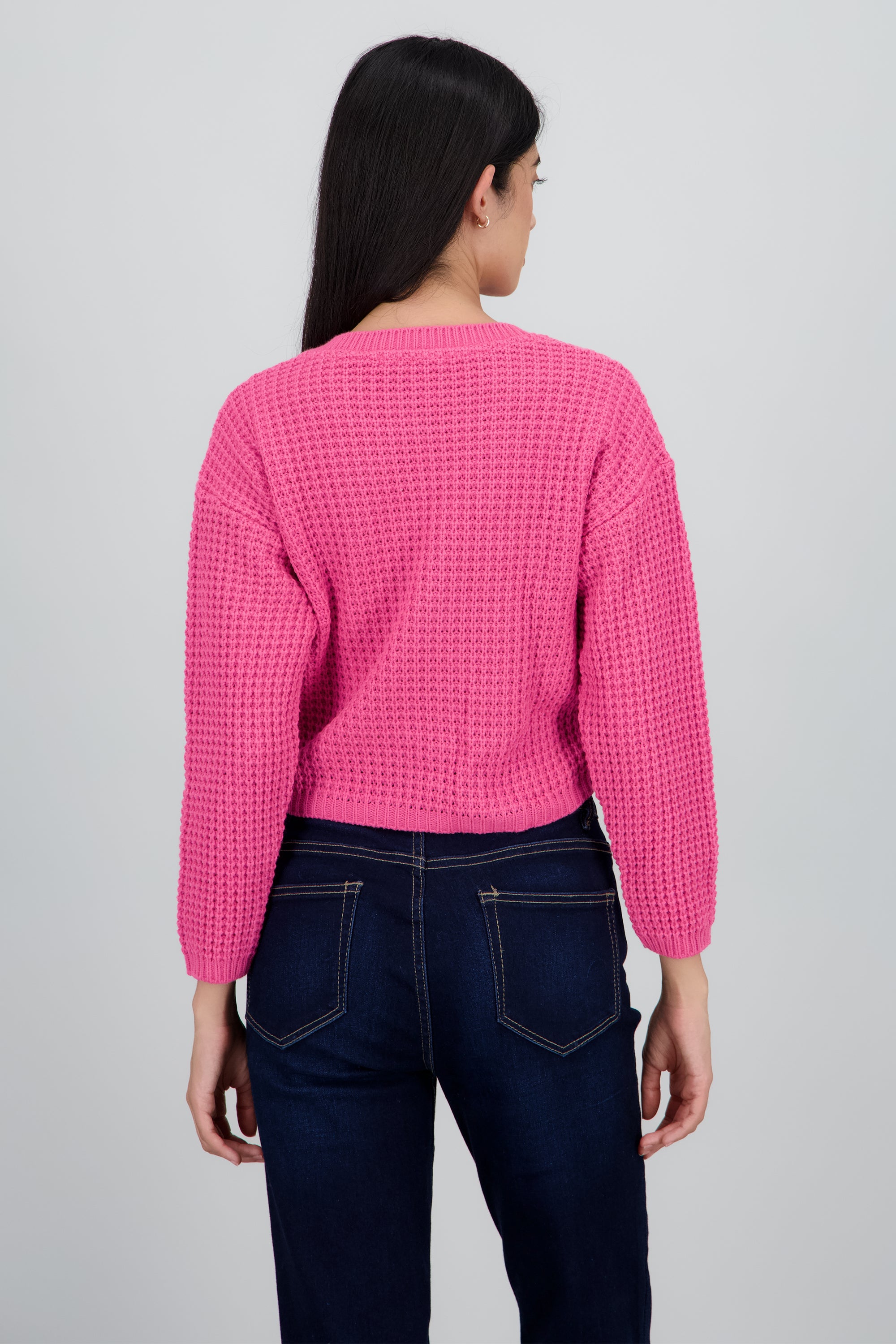 Suéter Tejido Ancho MAGENTA