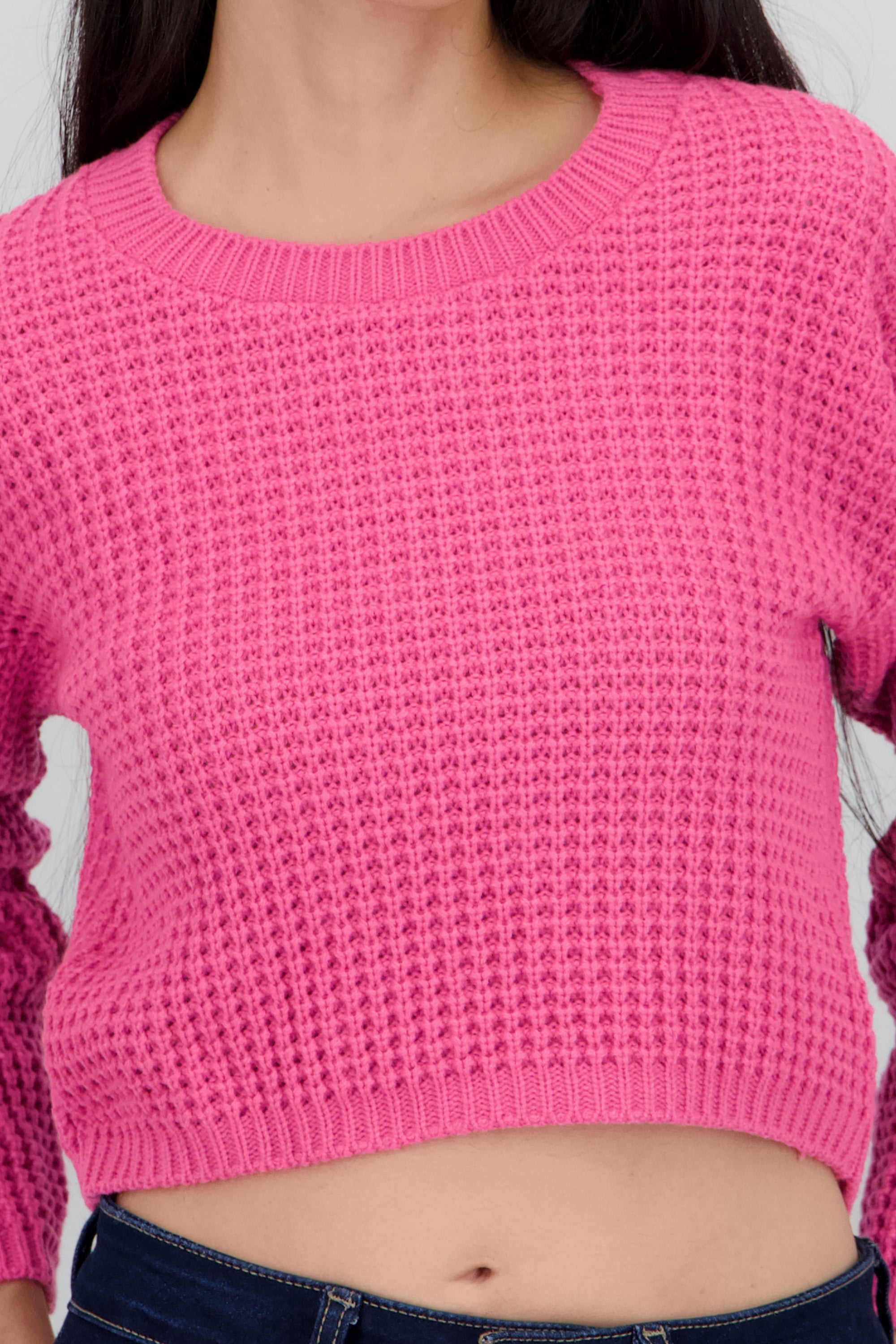 Suéter Tejido Ancho MAGENTA