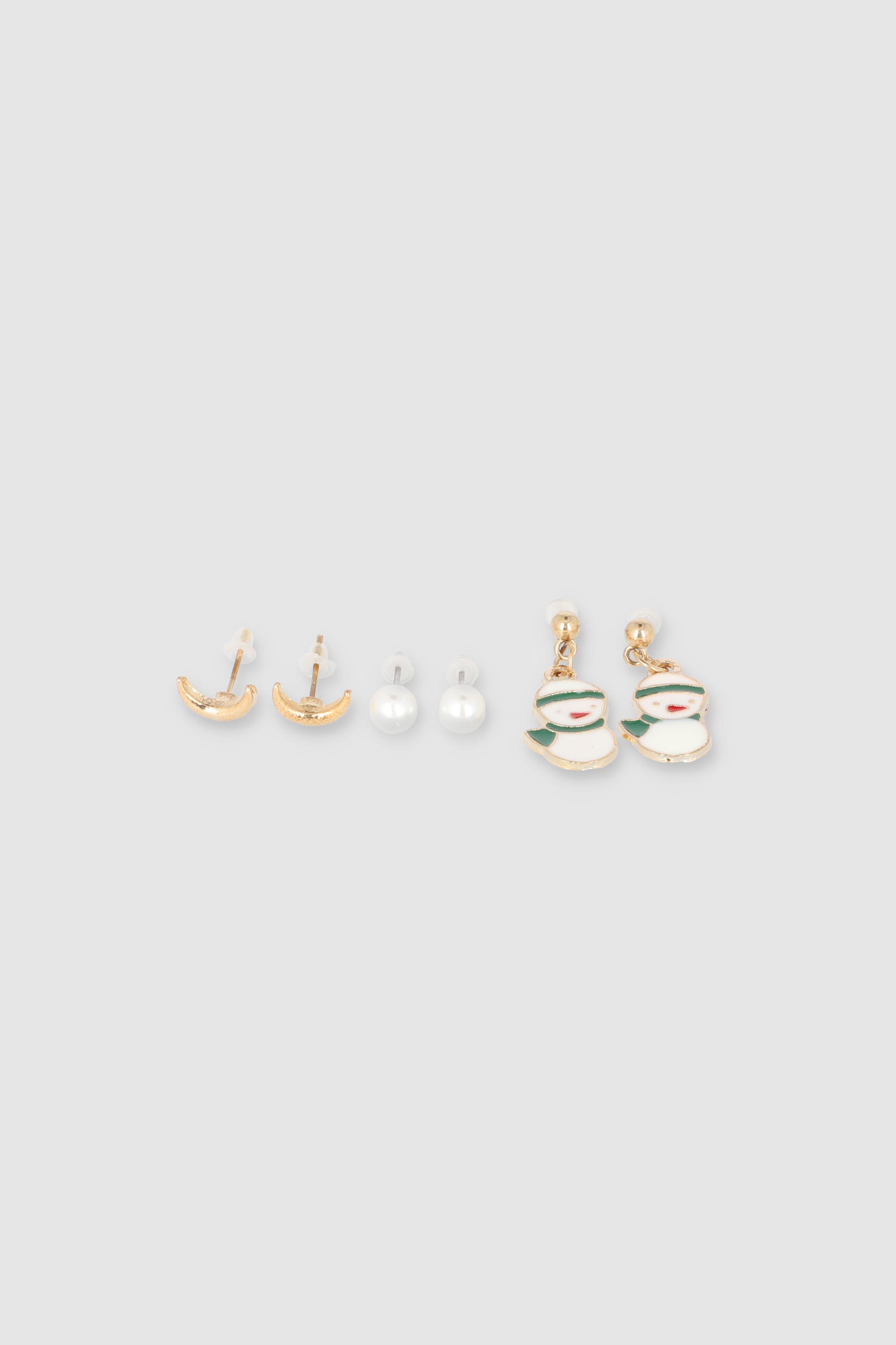 3Pr Aretes Santa VERDE COMBO