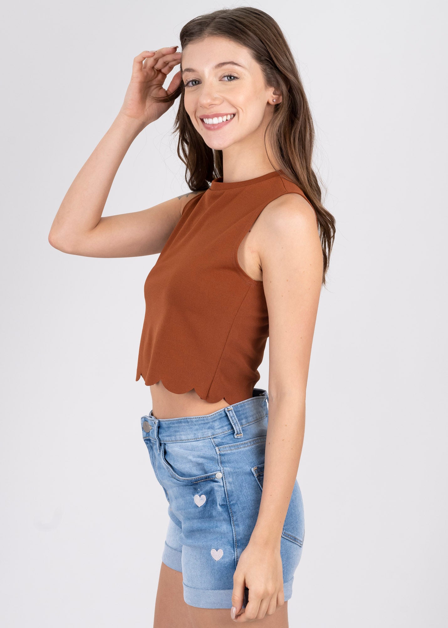 Top Crop Corte Láser COBRE