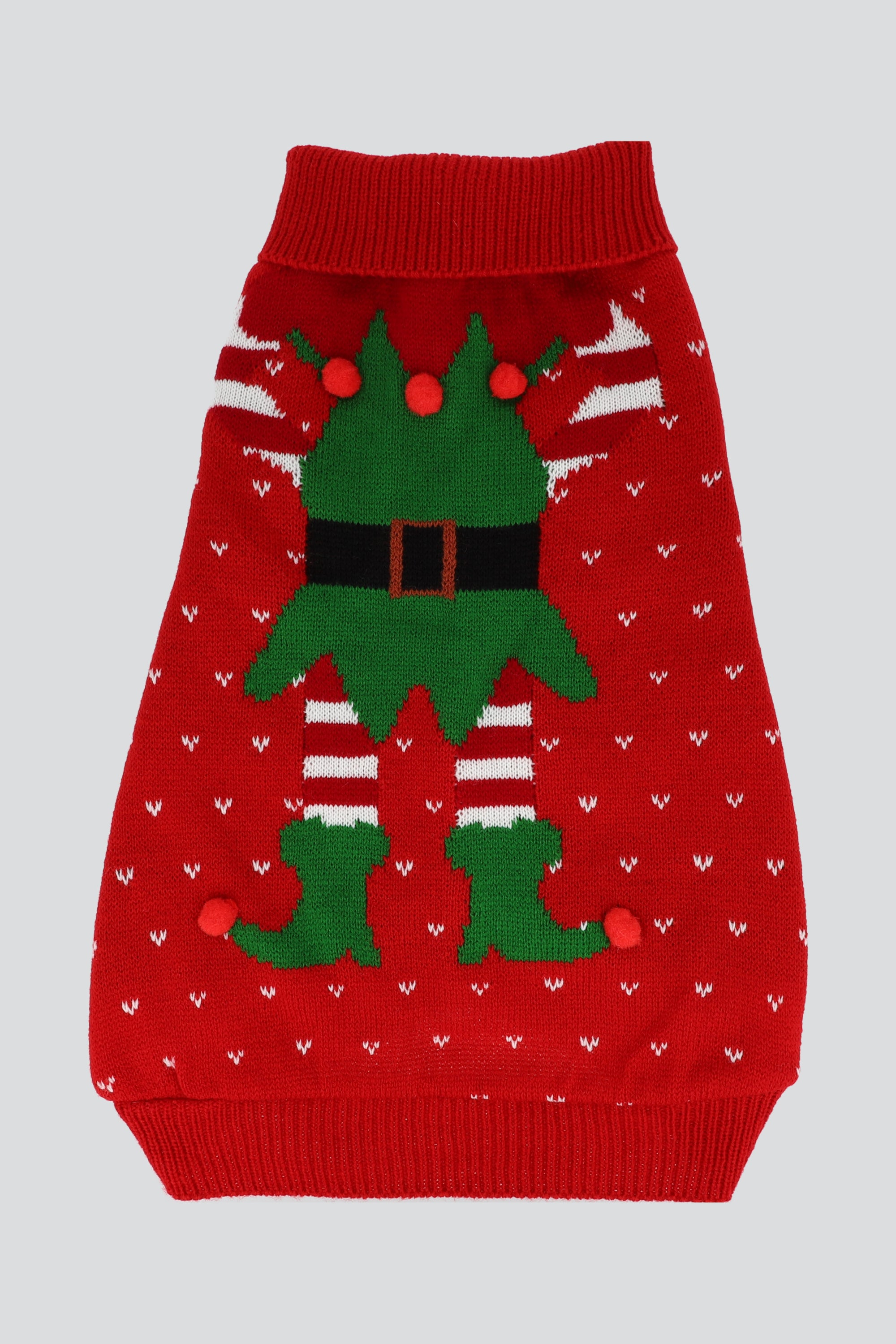 Suéter para mascota duende M ROJO