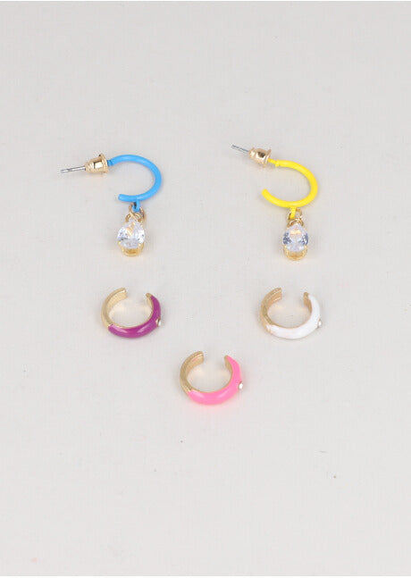 5 Earcuff Arracadas Color