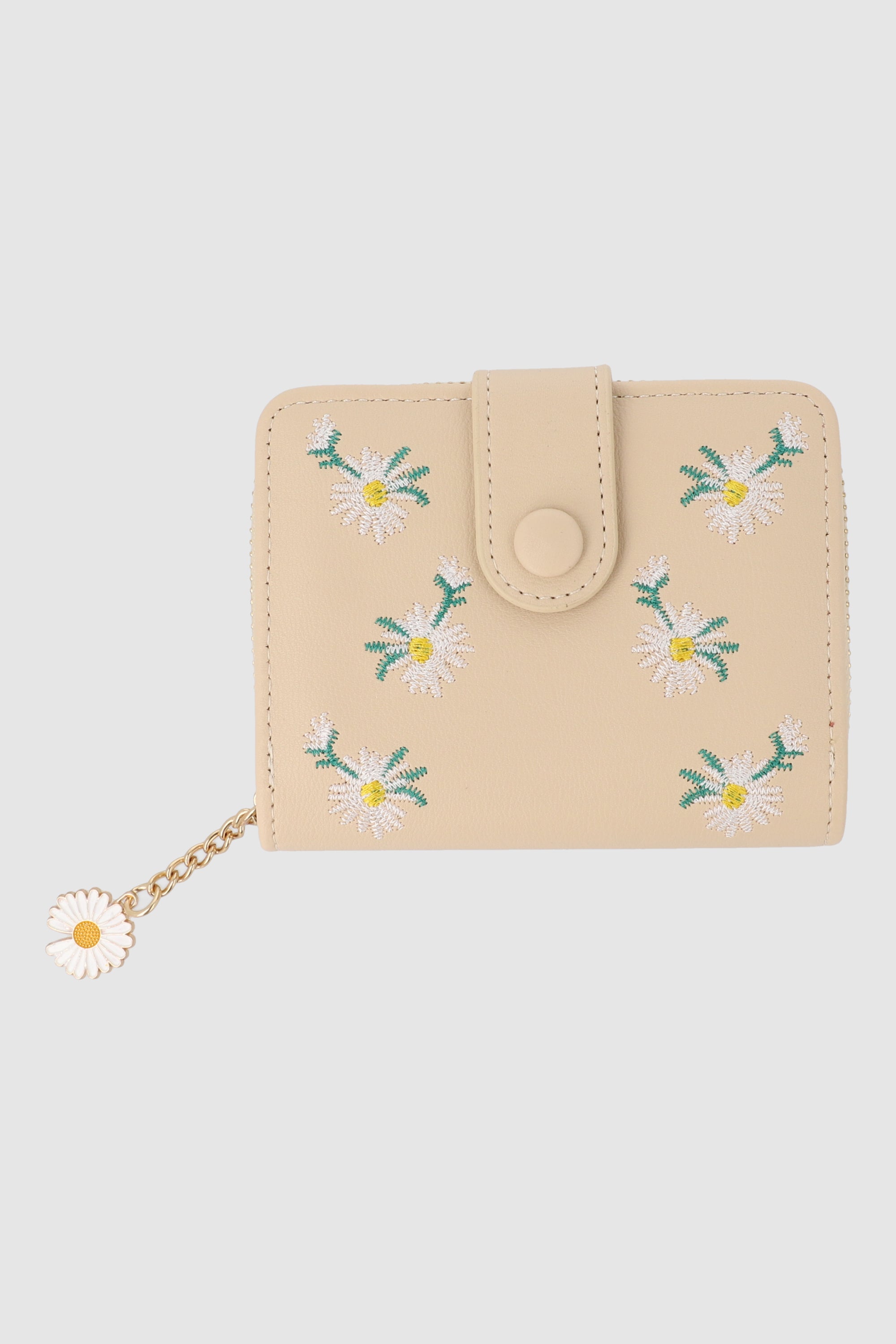 Cartera Mini Margaritas Bordadas BLANCO