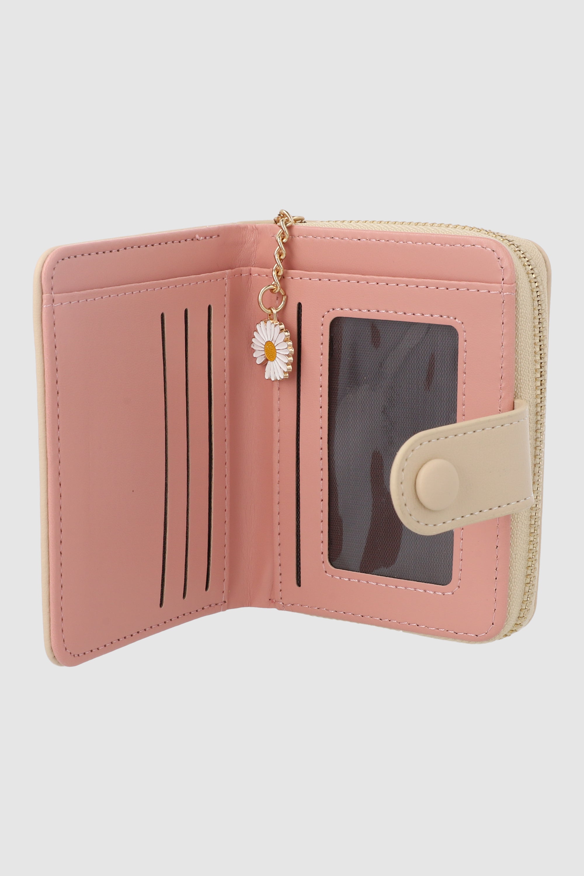 Cartera Mini Margaritas Bordadas BLANCO