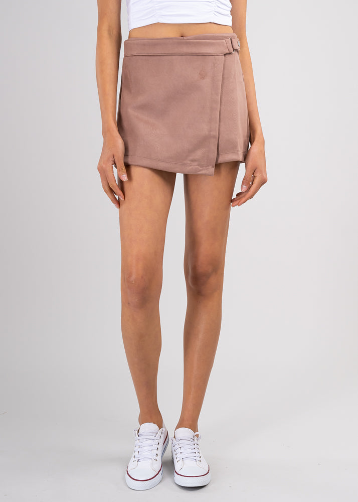 Falda Short Liso Pretina ROSA