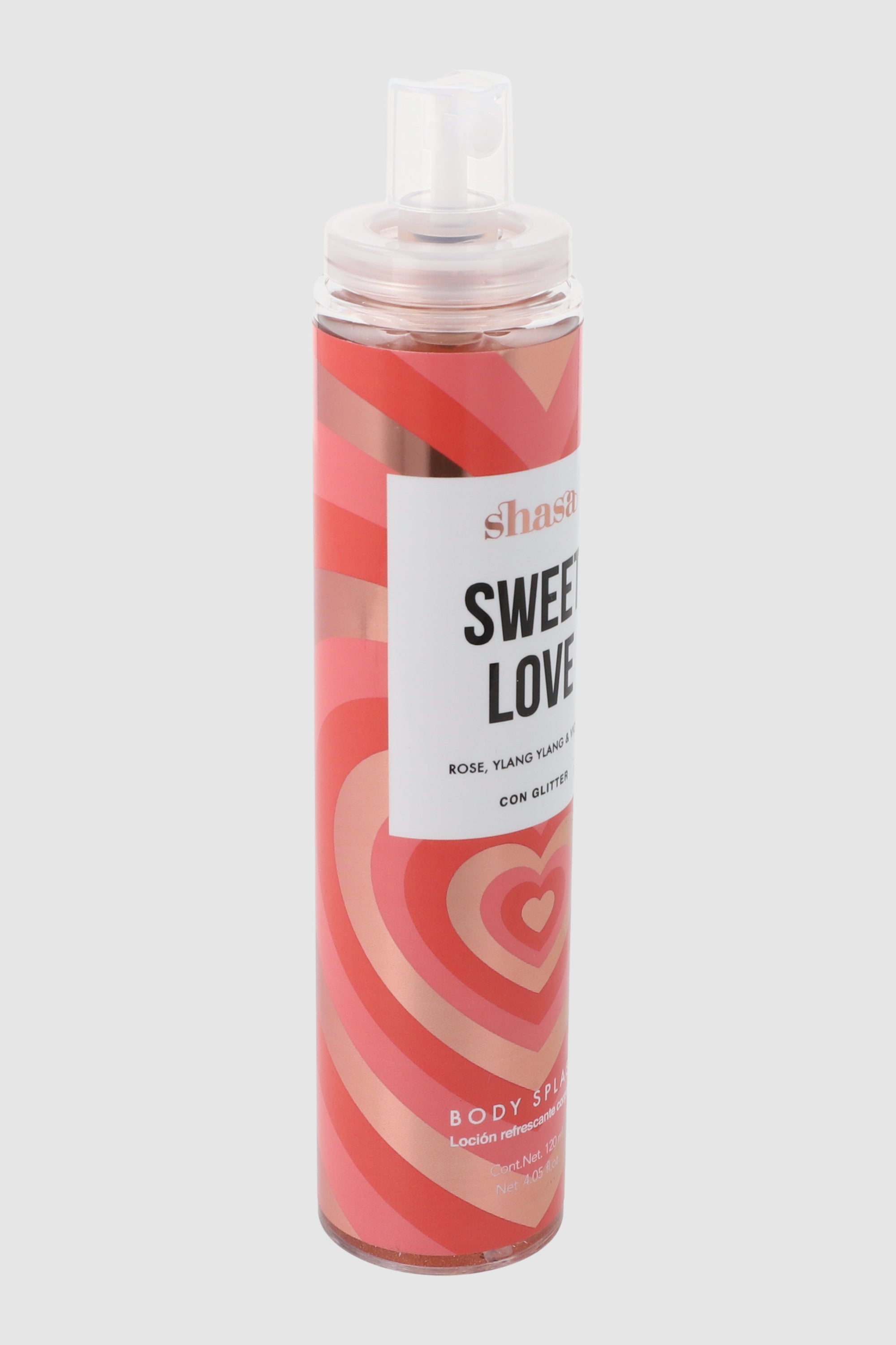 Body splash glitter Sweet Love ROSA