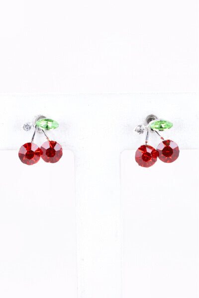 Aretes Cereza Acrílico