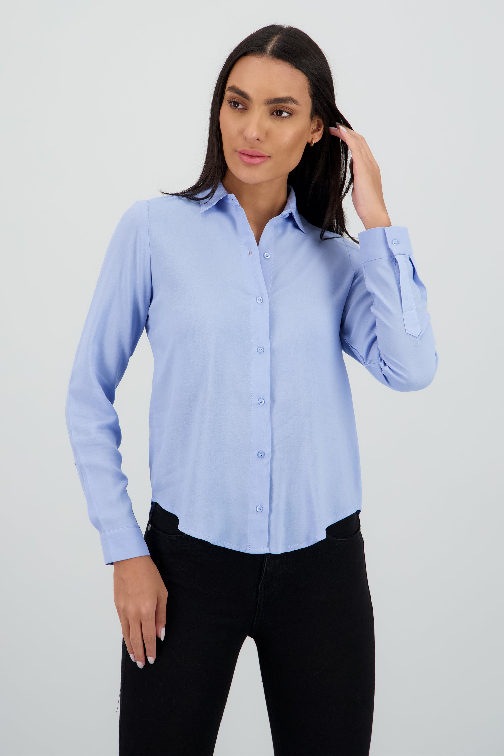 Camisa Manga Larga Lisa