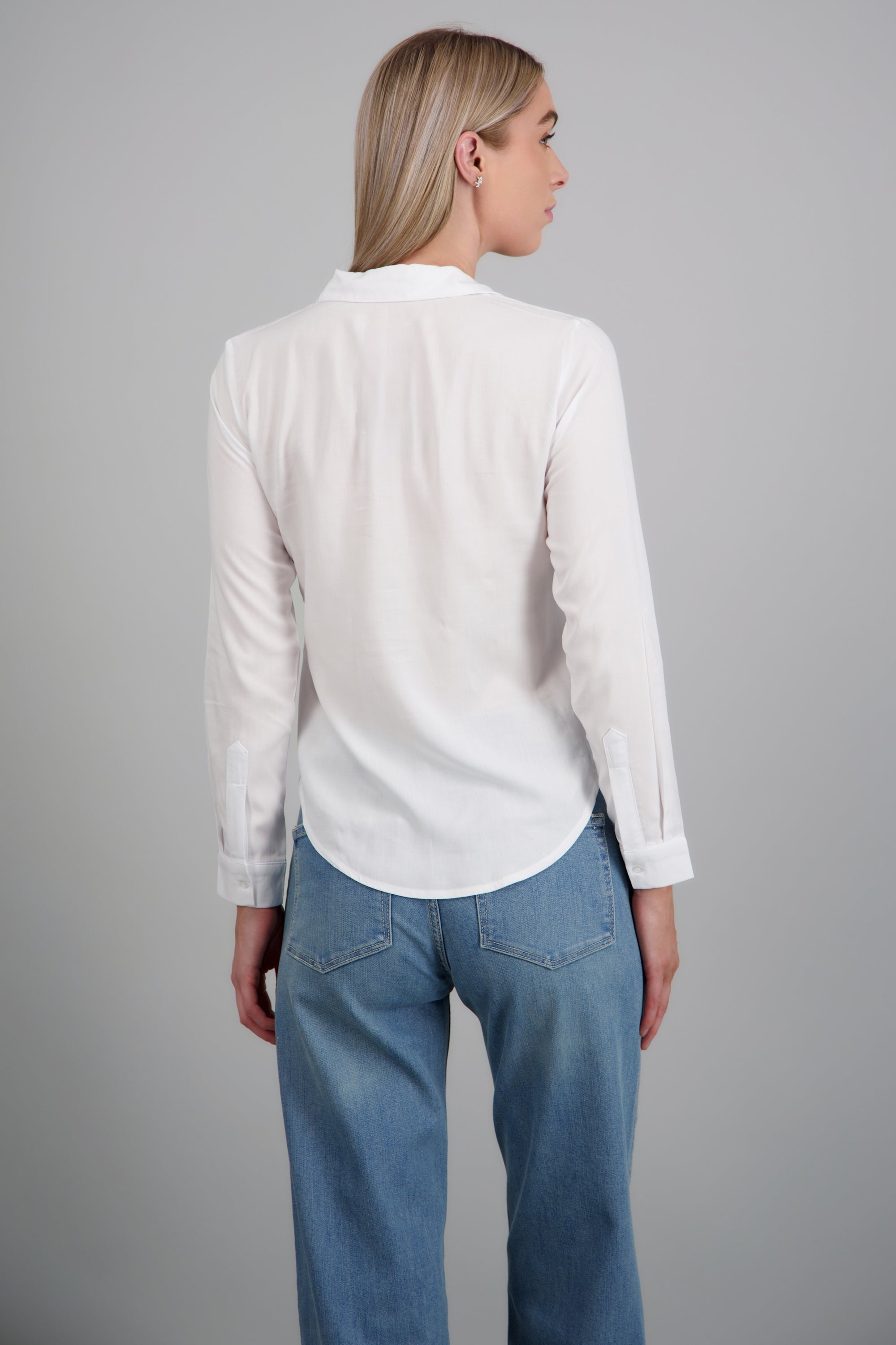 CAMISA M/L BOTONES BLANCO