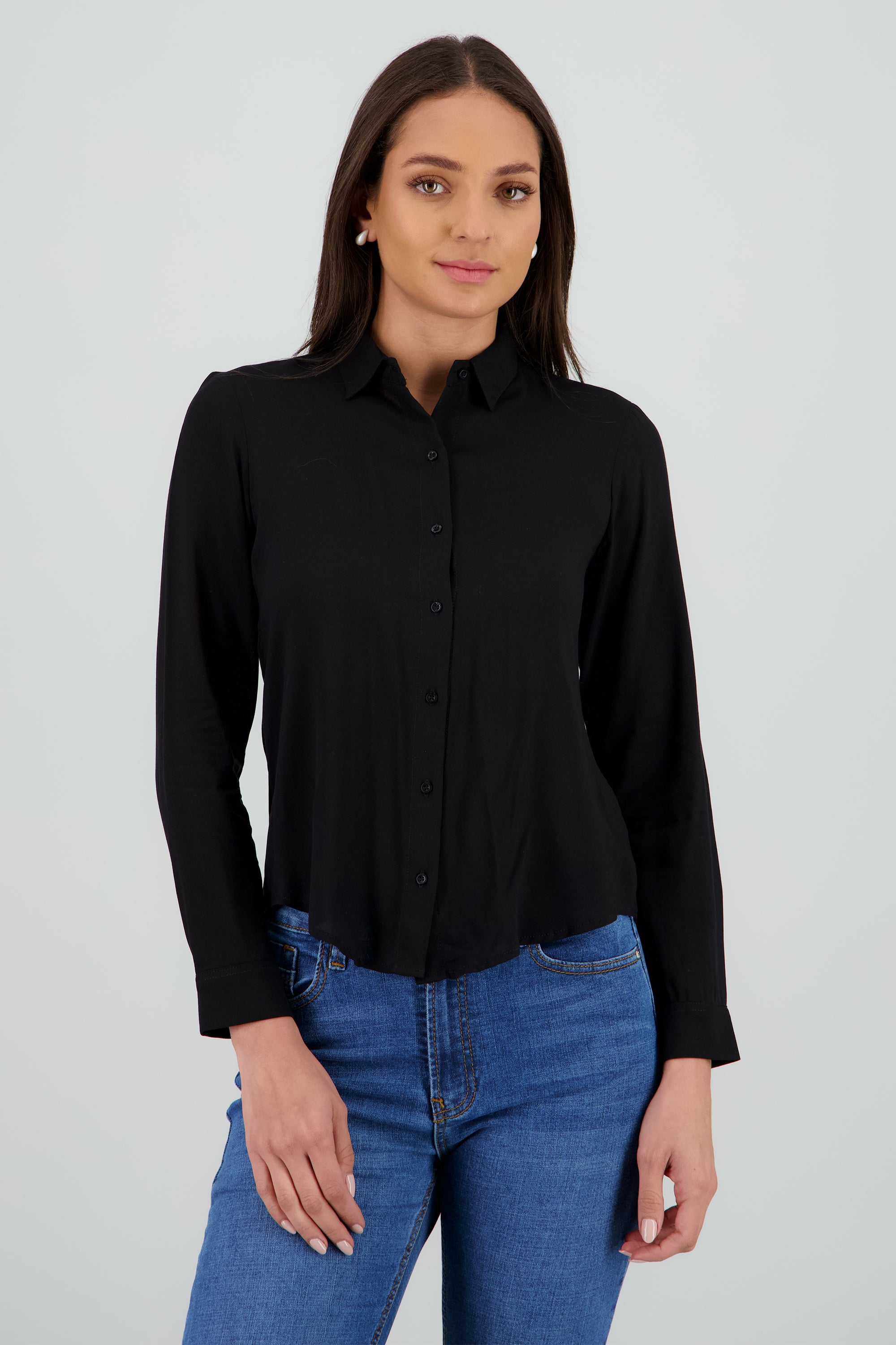 Camisa Manga Larga Lisa