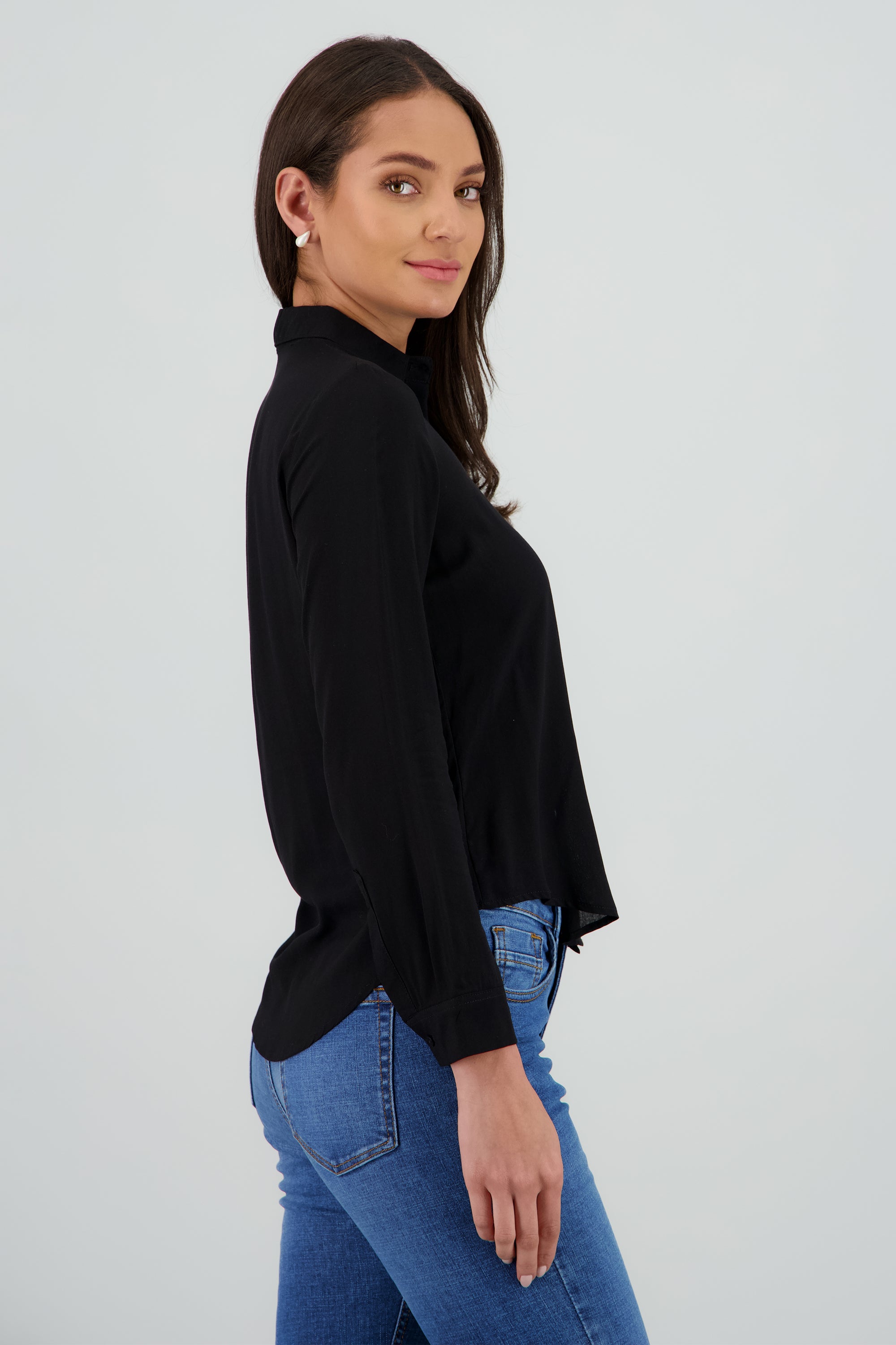 Camisa Manga Larga Lisa
