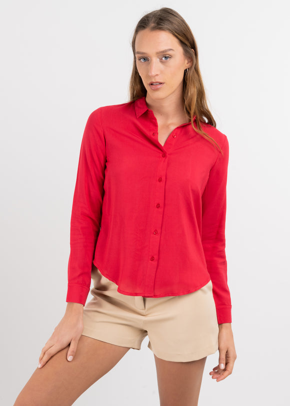 Camisa Manga Larga Lisa