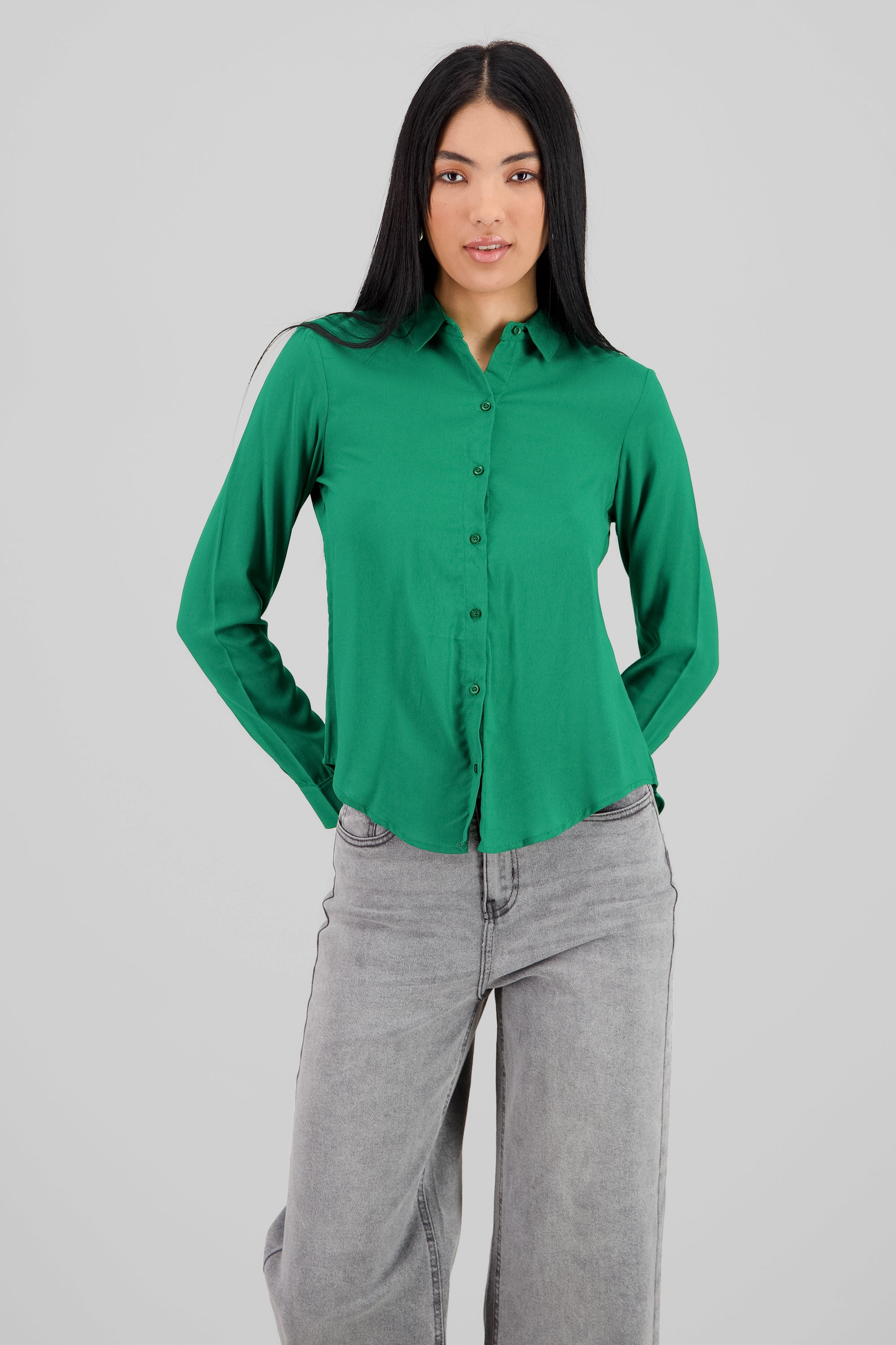 Camisa Manga Larga Lisa JADE