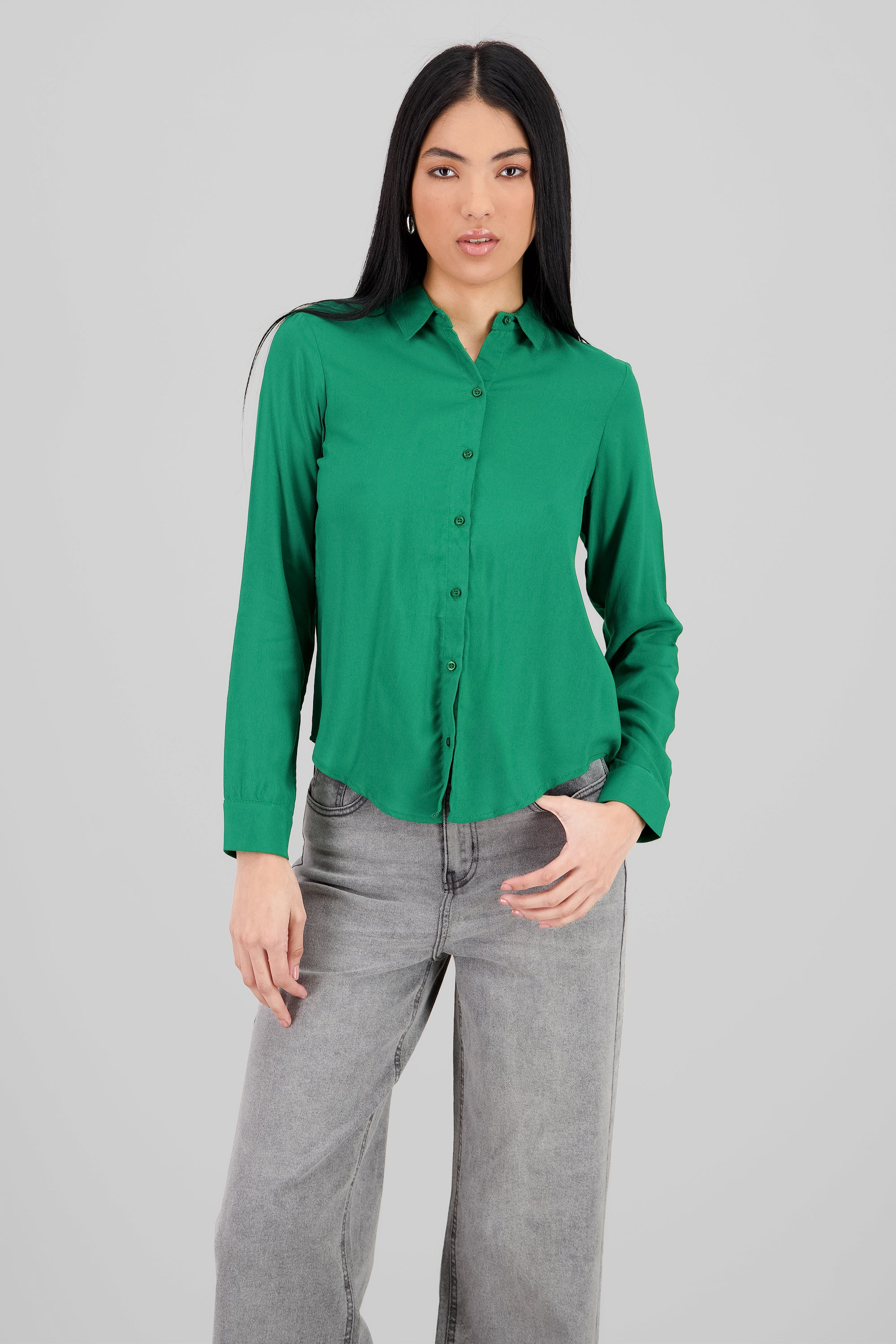 Camisa Manga Larga Lisa JADE