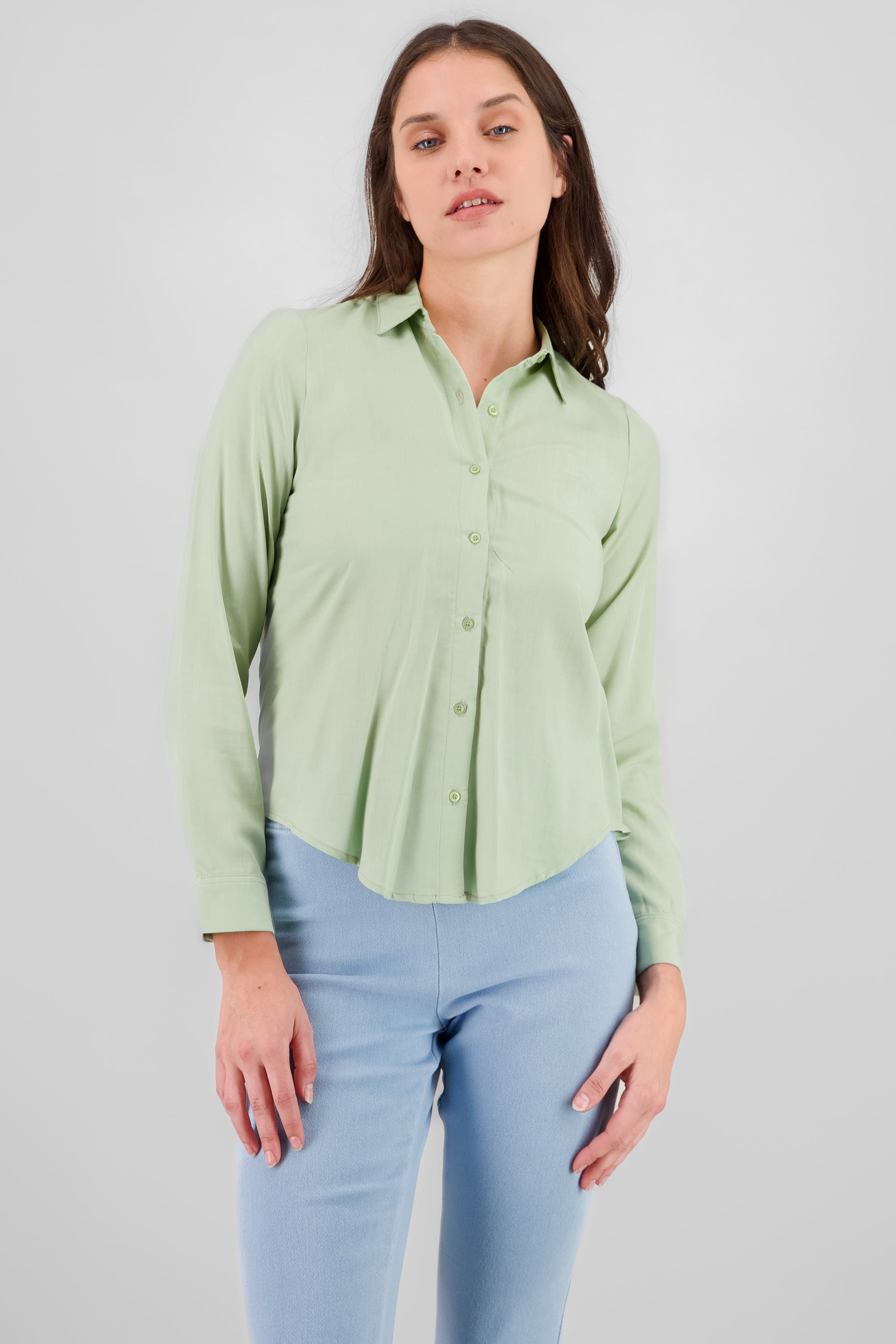Camisa Manga Larga Lisa