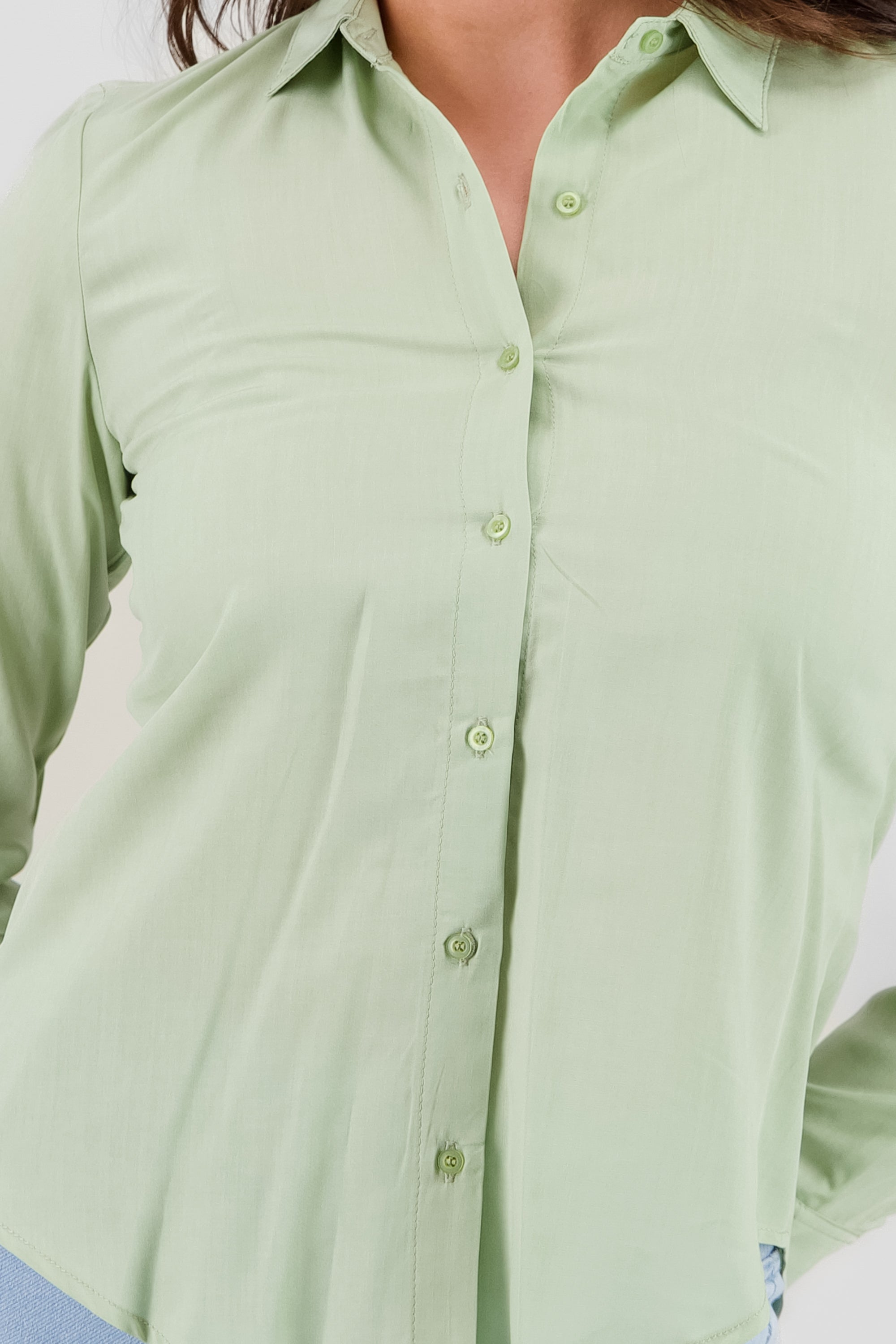 Camisa Manga Larga Lisa