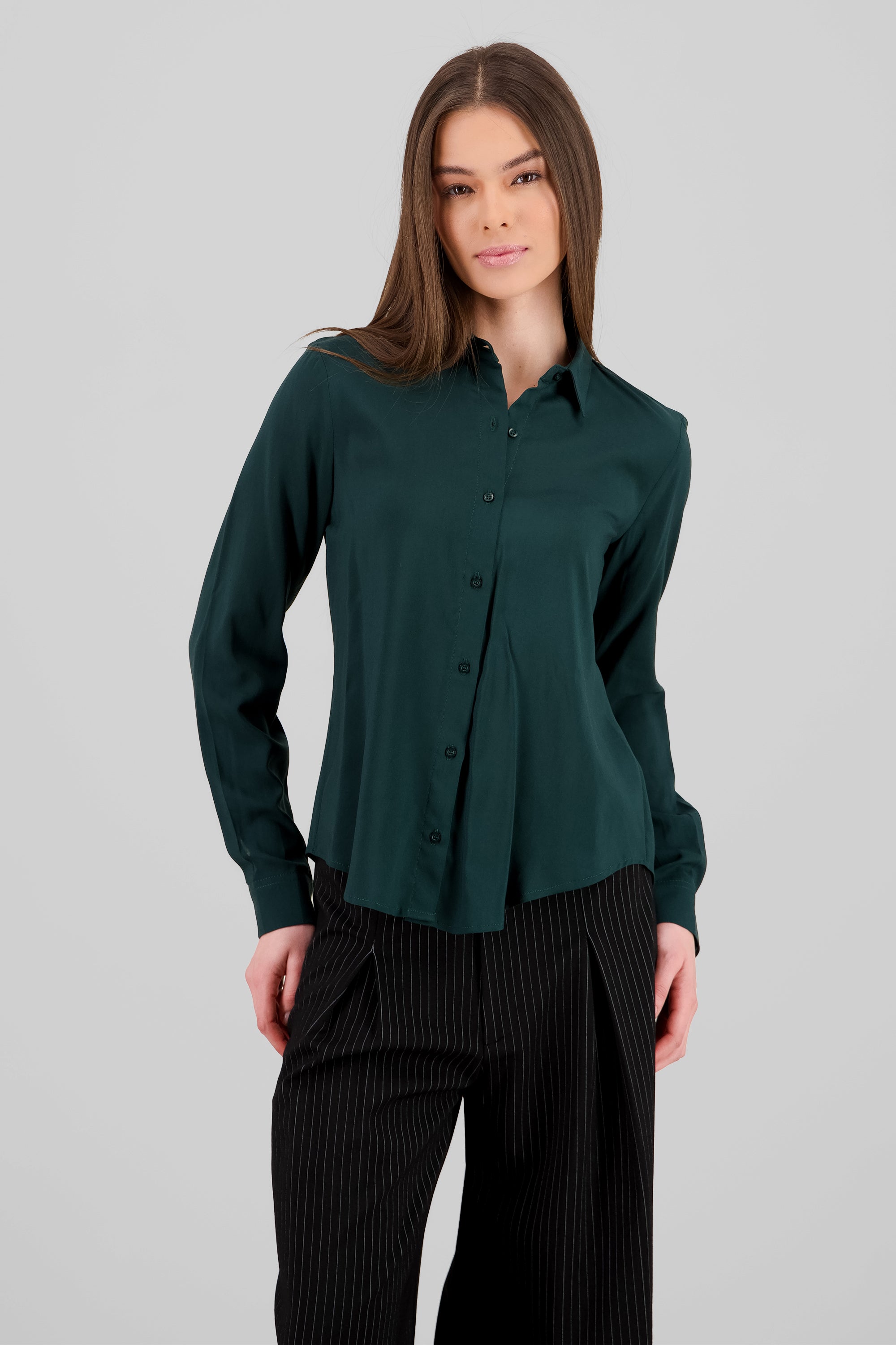 Camisa Manga Larga Lisa