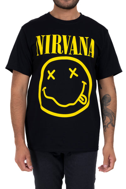 Playera estampado Nirvana