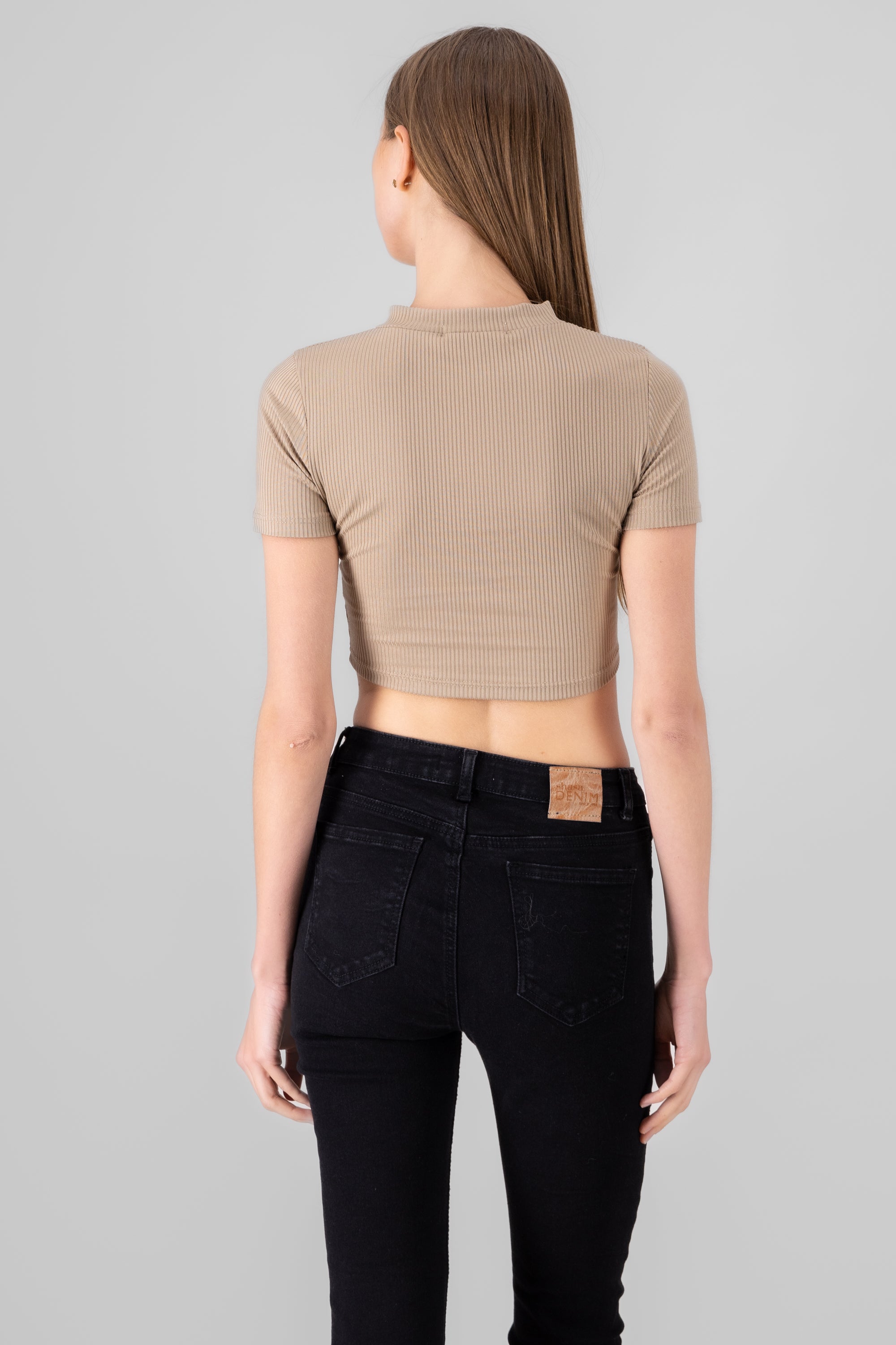 Top Cuello Alto Los Angeles TAN