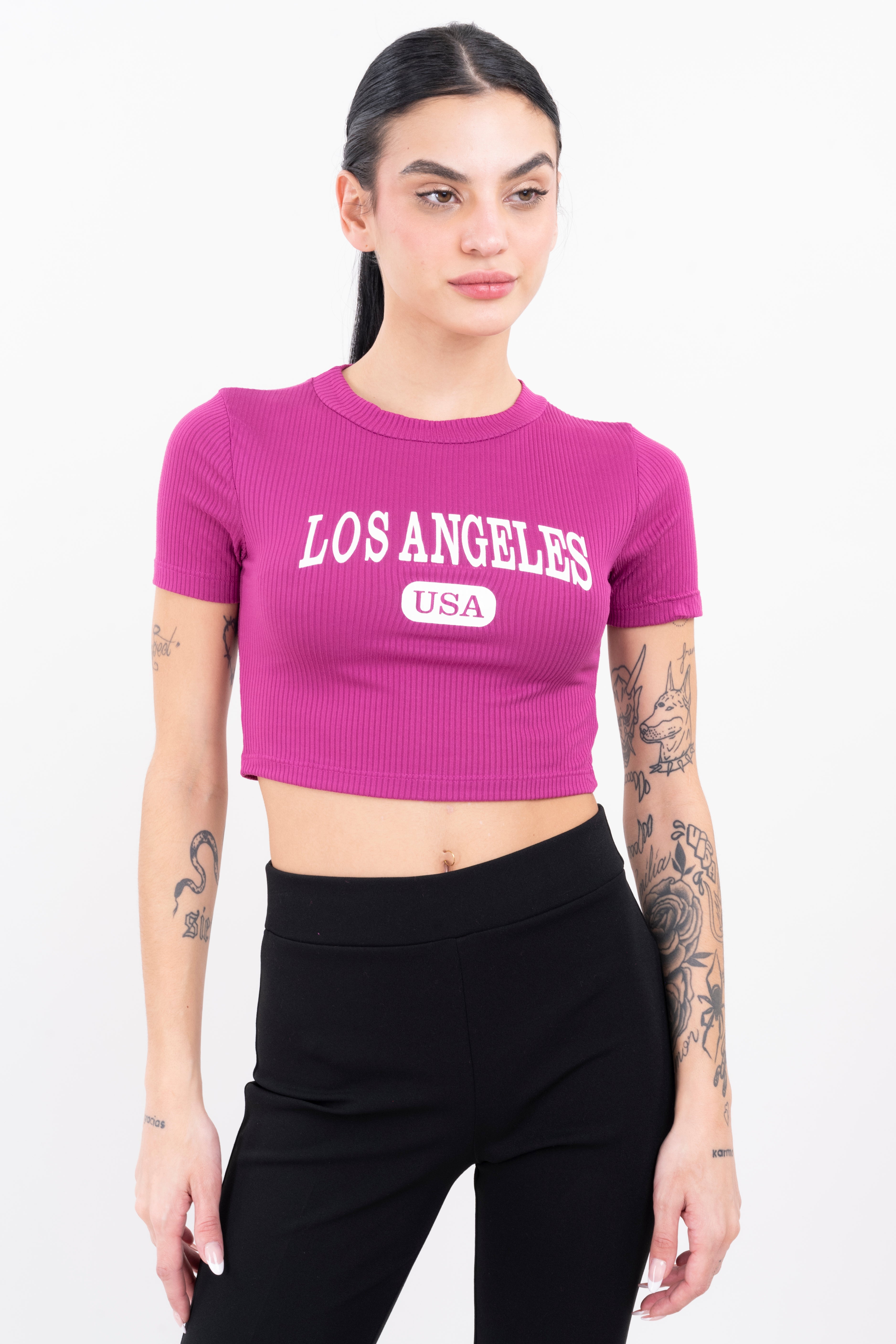 Top Cuello Alto Los Angeles BUGAMBILIA